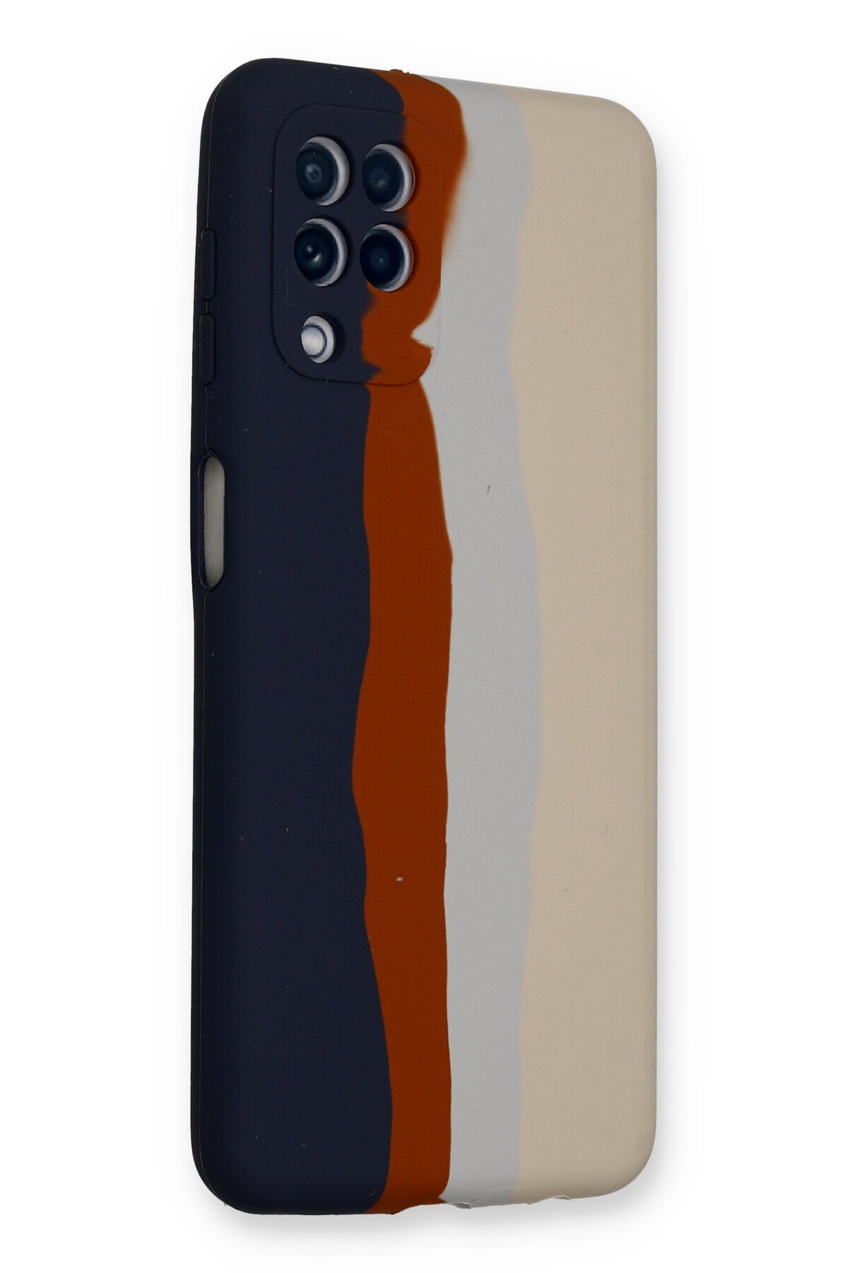 Newface Samsung Galaxy A22 Kılıf Montreal Silikon Kapak - Gri