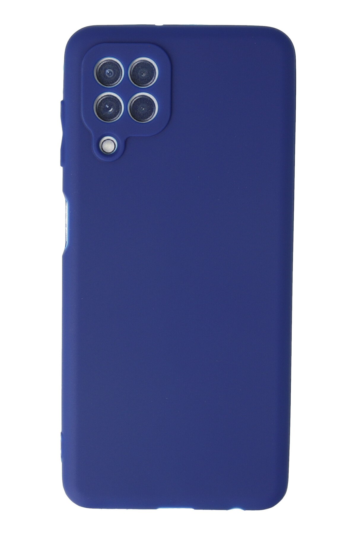 Newface Samsung Galaxy M22 Kılıf Palm Buzlu Kamera Sürgülü Silikon - Siyah