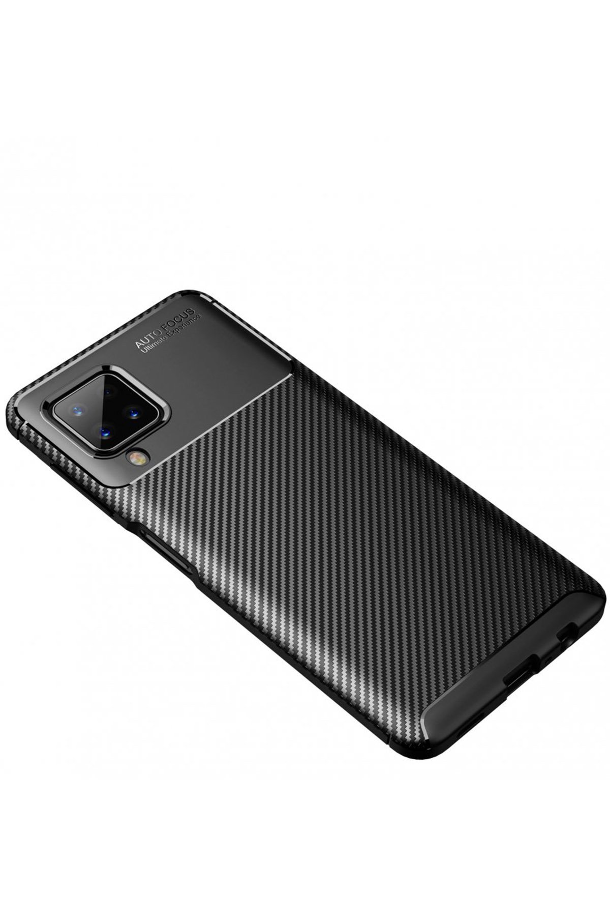Newface Samsung Galaxy A22 Kılıf Glass Kapak - Bordo
