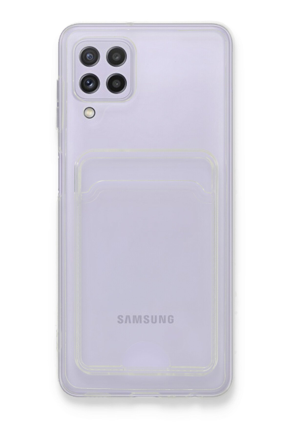 Newface Samsung Galaxy A22 Kılıf Platin Silikon - Yeşil