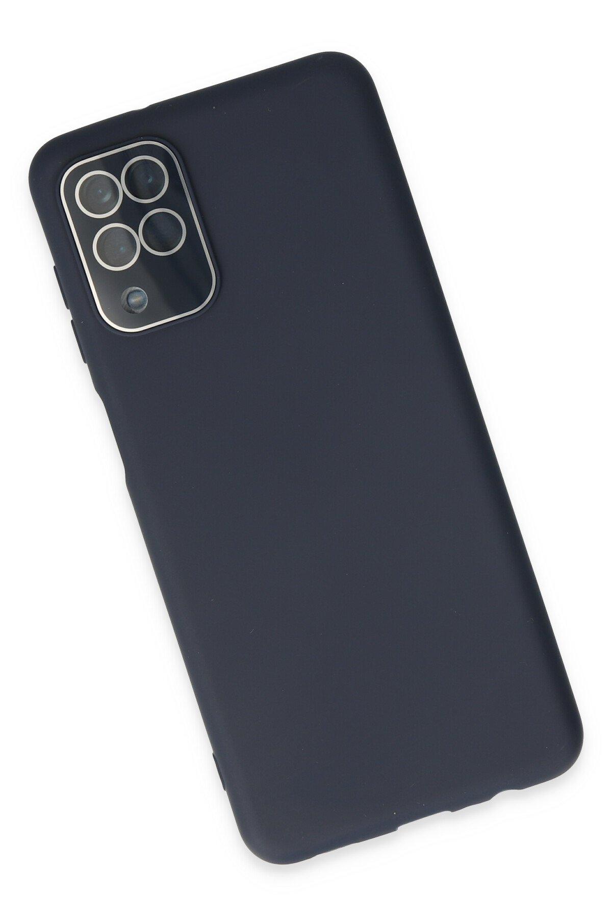 Newface Samsung Galaxy A22 Kılıf Palm Buzlu Kamera Sürgülü Silikon - Kırmızı