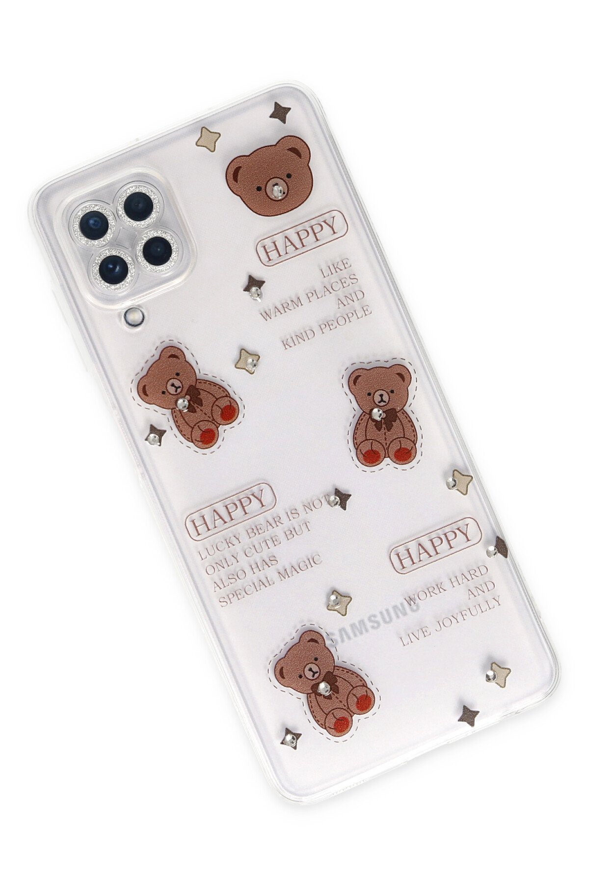 Newface Samsung Galaxy A22 Kılıf Montreal Silikon Kapak - Yeşil