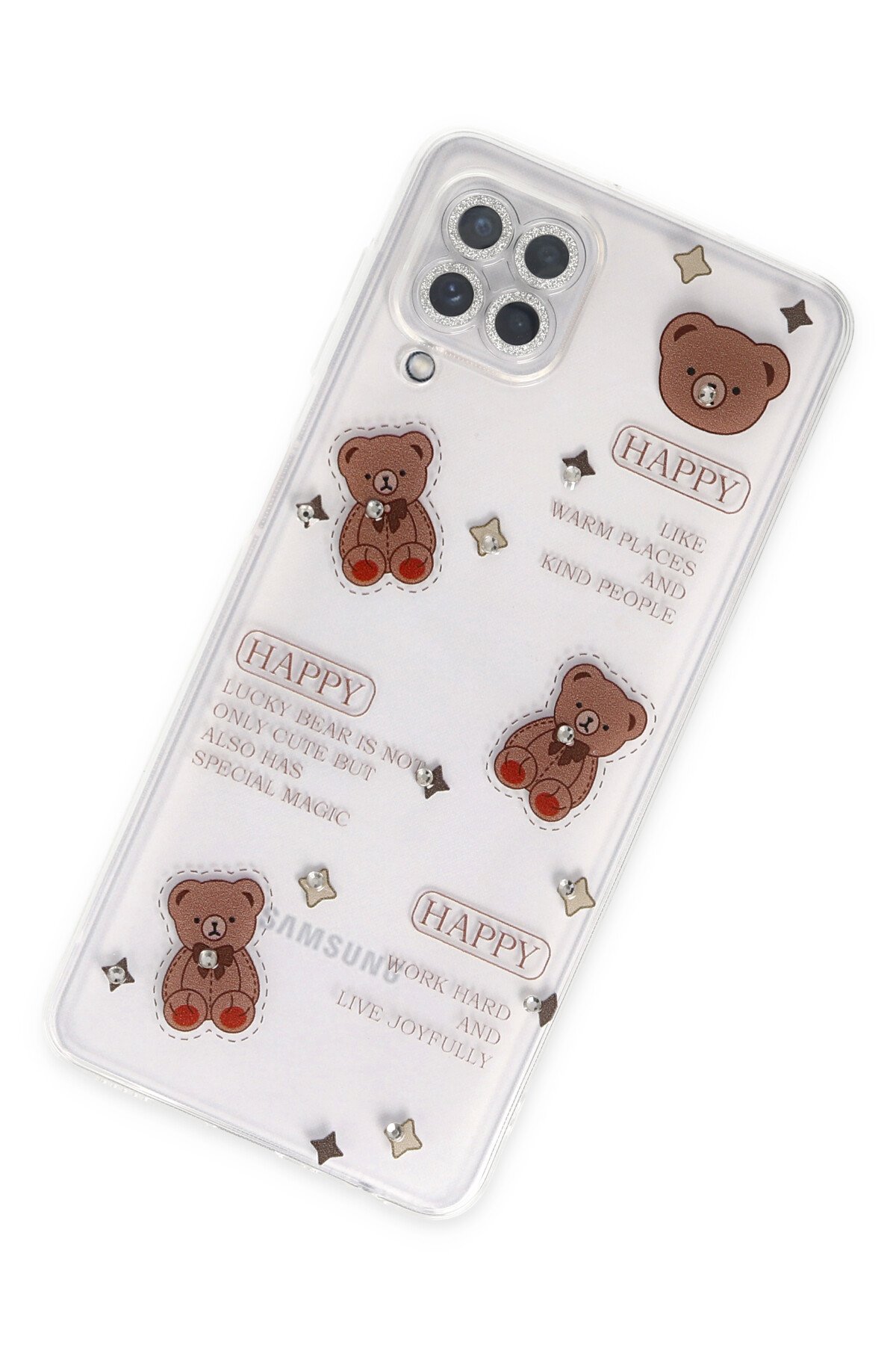 Newface Samsung Galaxy A22 Kılıf Montreal Silikon Kapak - Yeşil