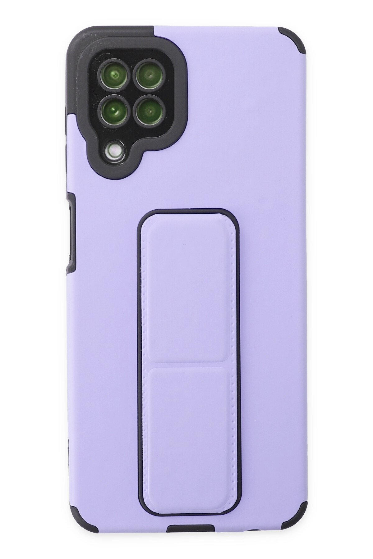 Newface Samsung Galaxy A22 Kılıf Lansman Glass Kapak - Sky Blue