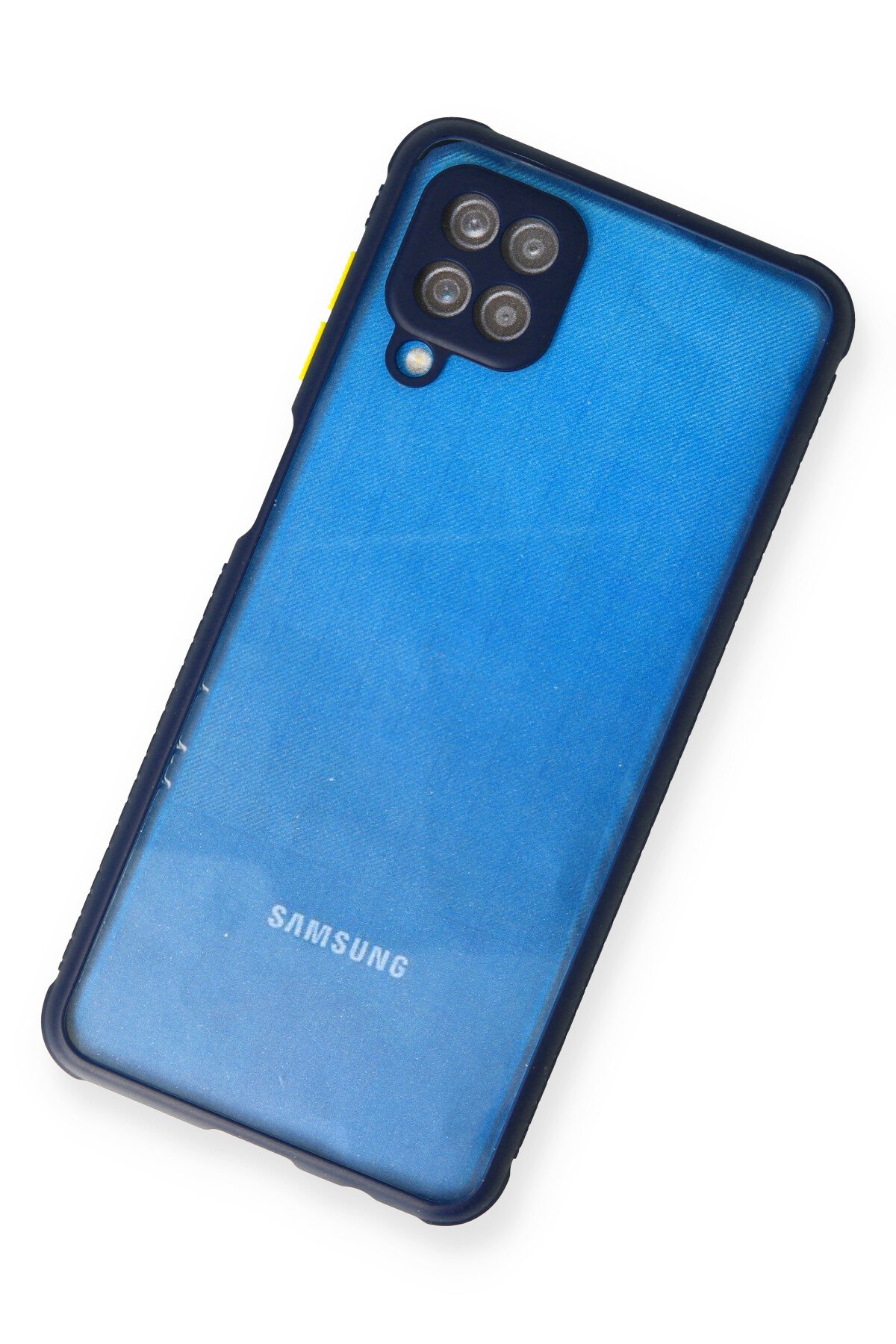 Newface Samsung Galaxy A22 Kılıf Platin Silikon - Lila