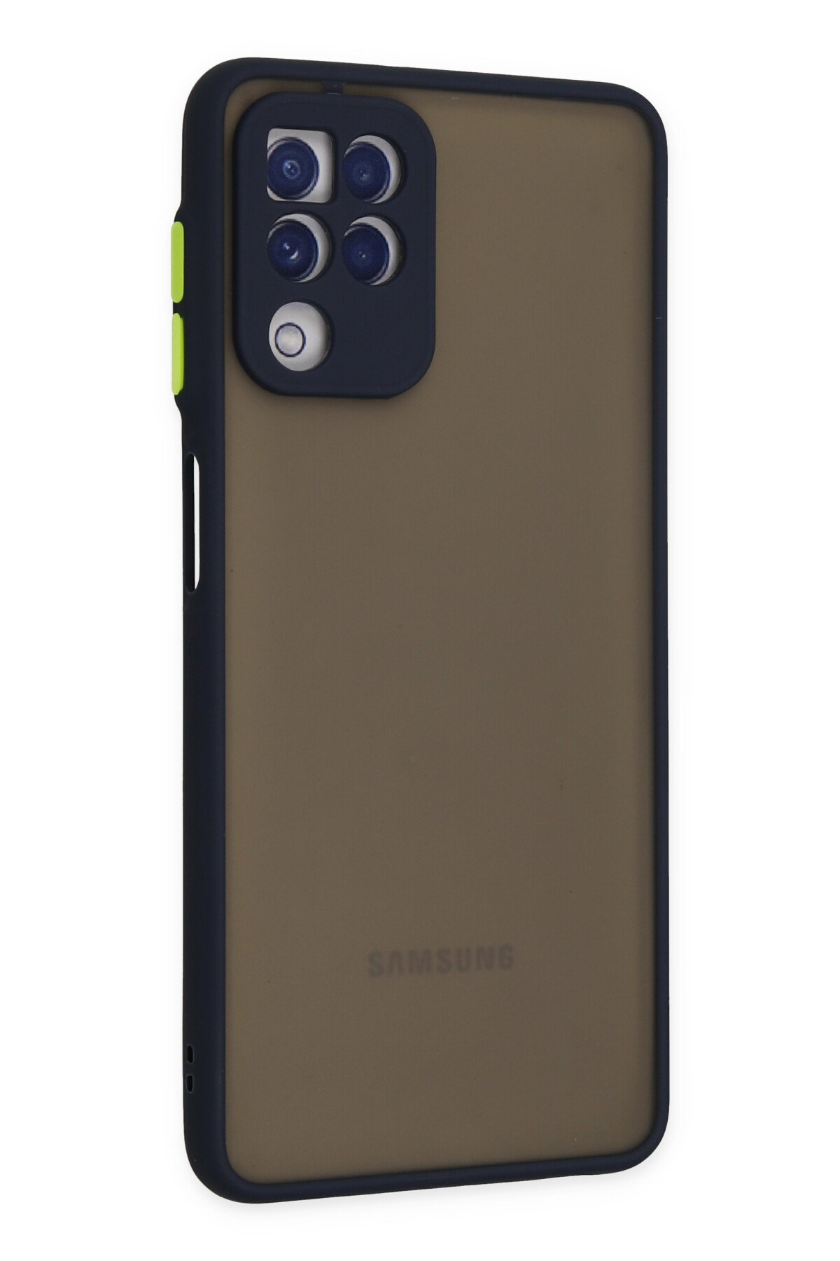 Newface Samsung Galaxy A22 Kılıf Loop Deri Silikon - Kırmızı