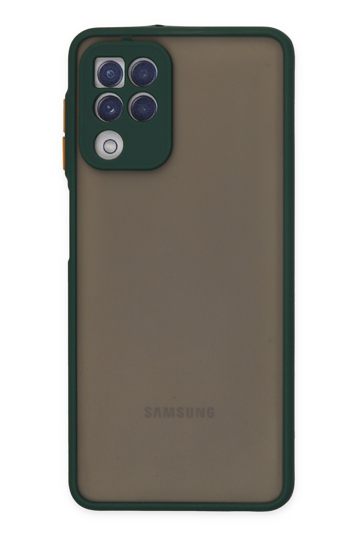 Newface Samsung Galaxy A22 Kılıf Platin Silikon - Yeşil