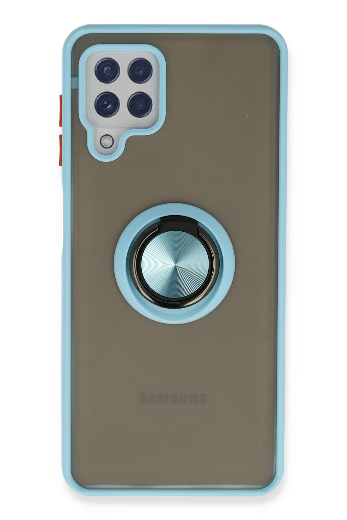 Newface Samsung Galaxy A22 Kılıf Montreal Silikon Kapak - Mor