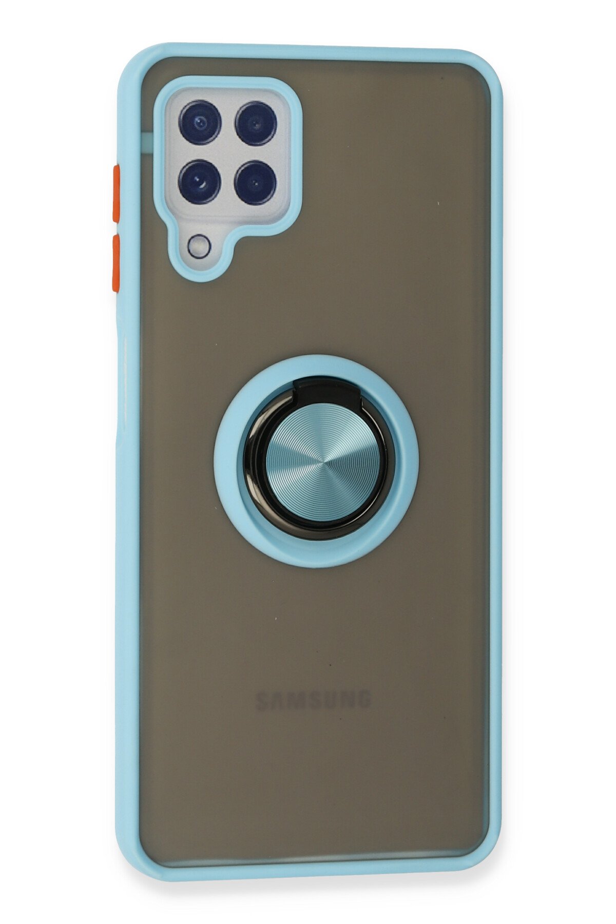 Newface Samsung Galaxy A22 Kılıf Montreal Silikon Kapak - Mor