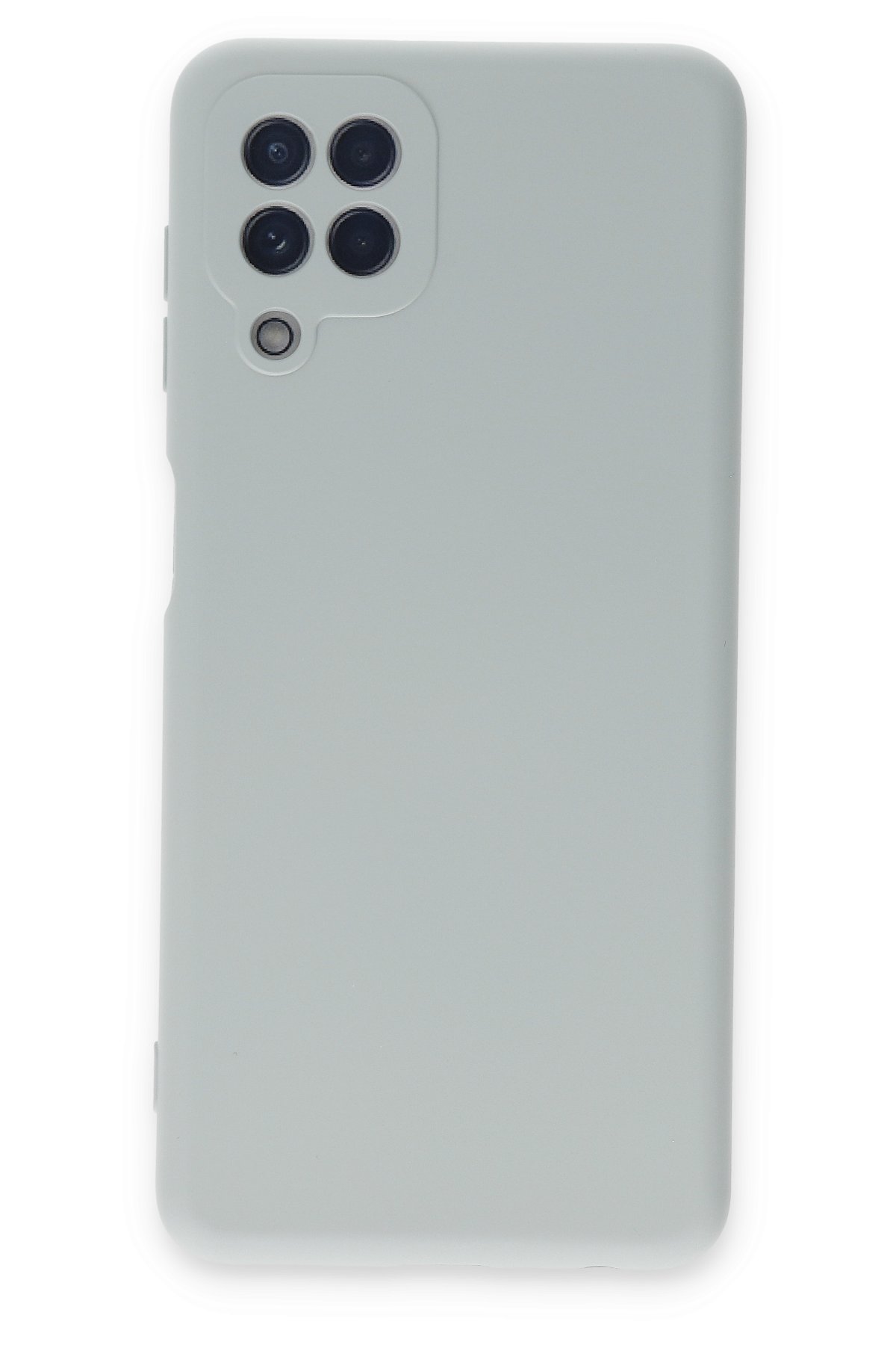 Newface Samsung Galaxy M22 Kılıf Nano içi Kadife Silikon - Kırmızı