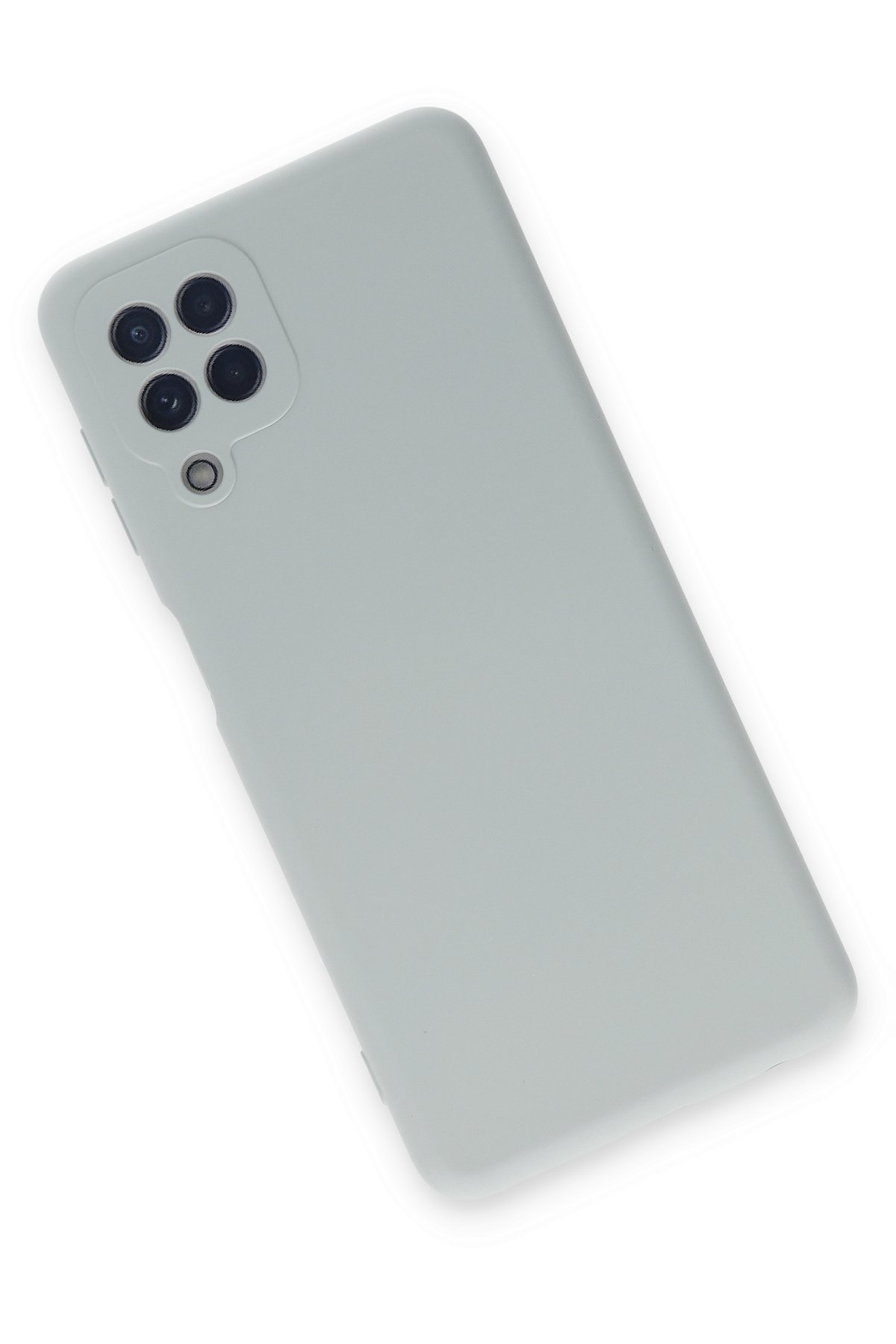 Newface Samsung Galaxy M22 Kılıf Nano içi Kadife Silikon - Kırmızı