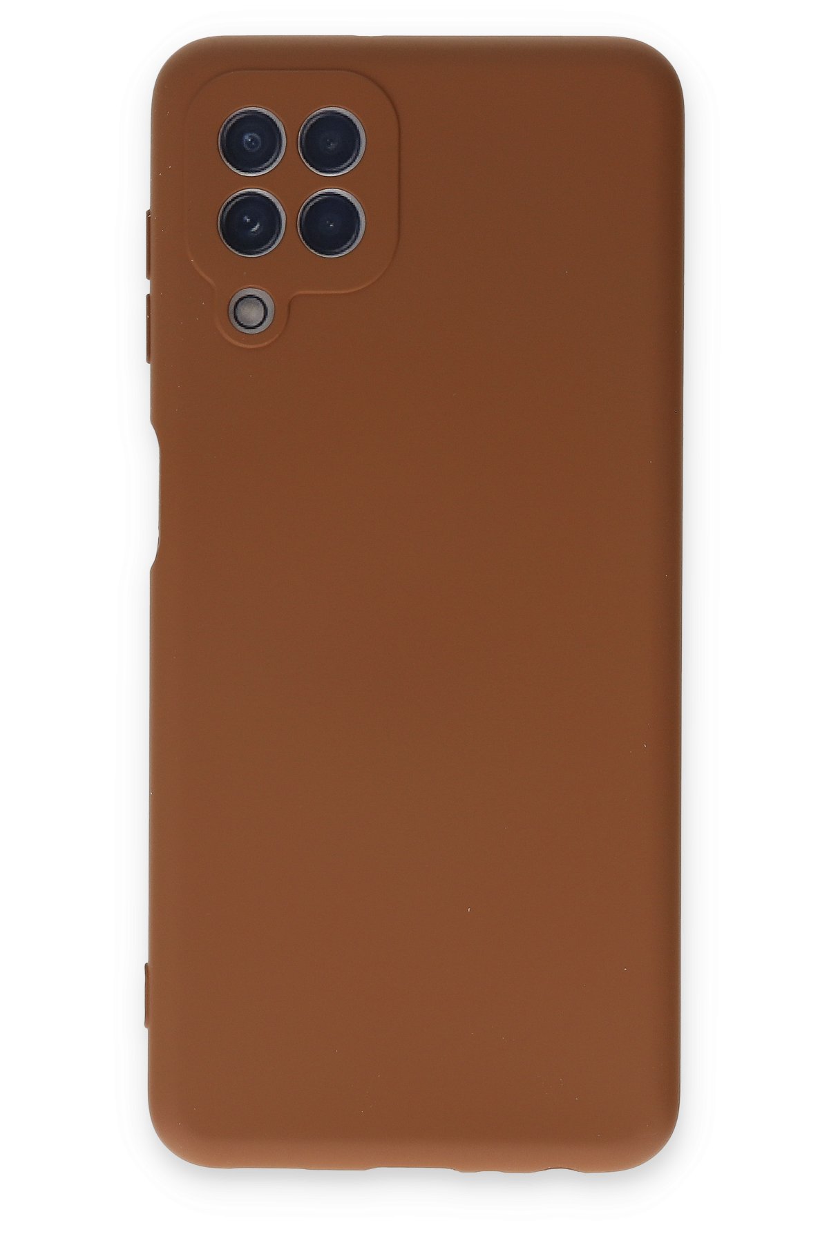 Newface Samsung Galaxy A22 Kılıf Sofya Yüzüklü Silikon Kapak - Kırmızı