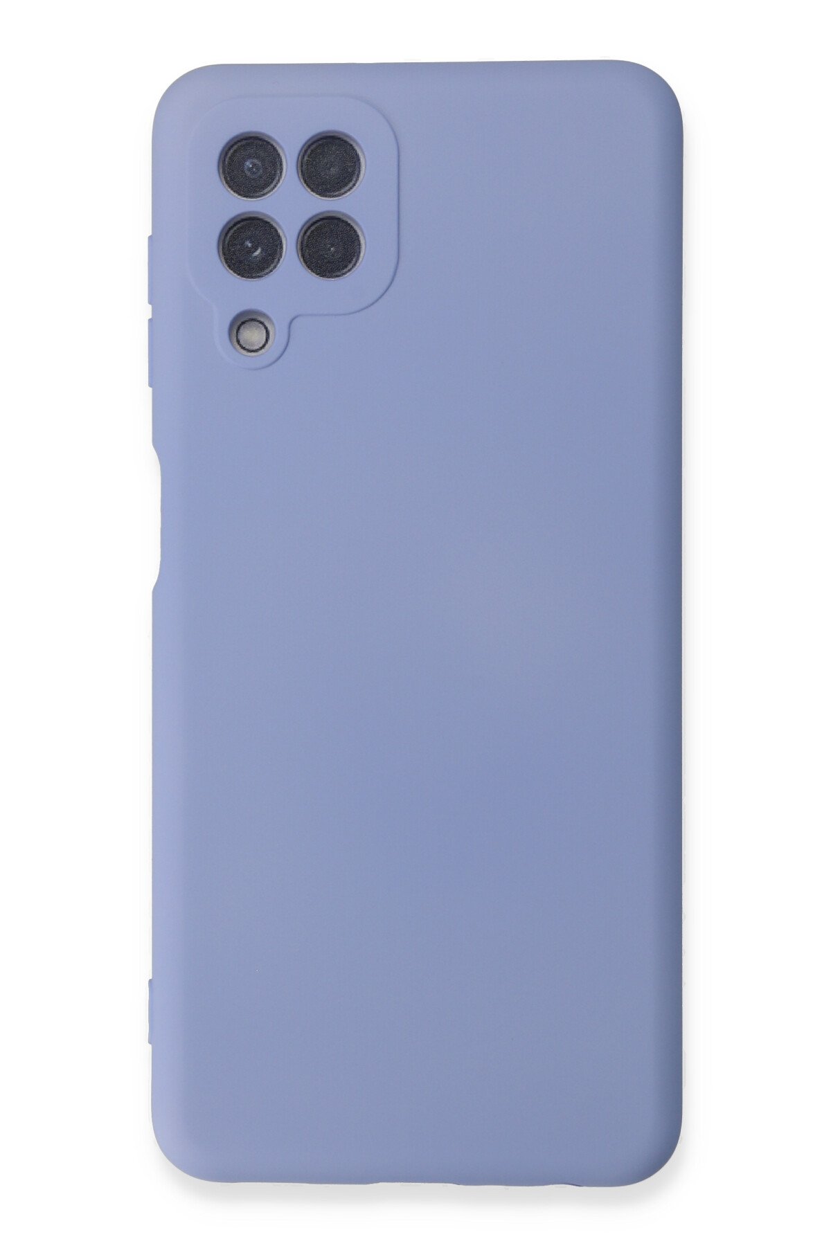 Newface Samsung Galaxy M22 Kılıf Platin Silikon - Siyah