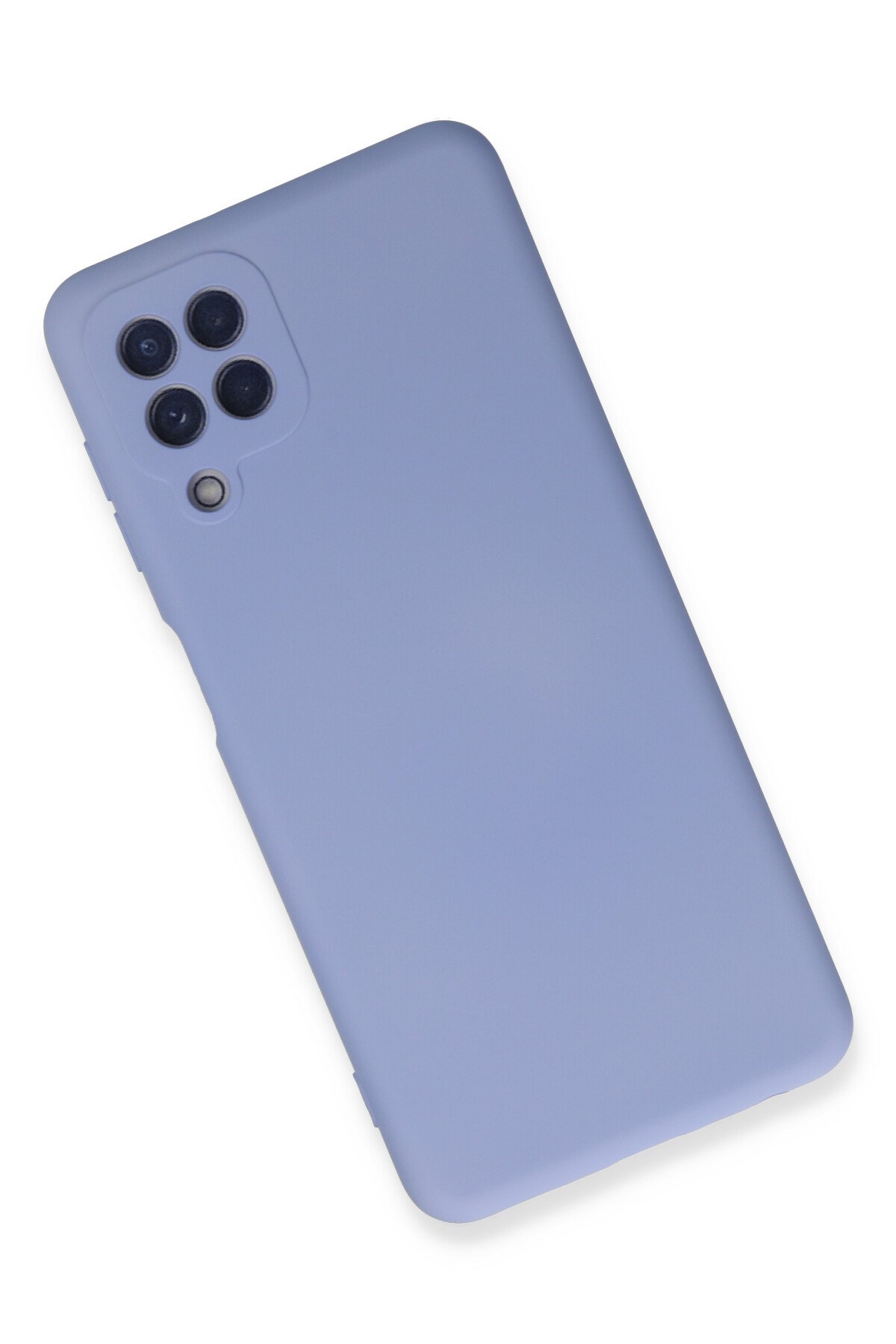 Newface Samsung Galaxy M22 Kılıf Platin Silikon - Siyah