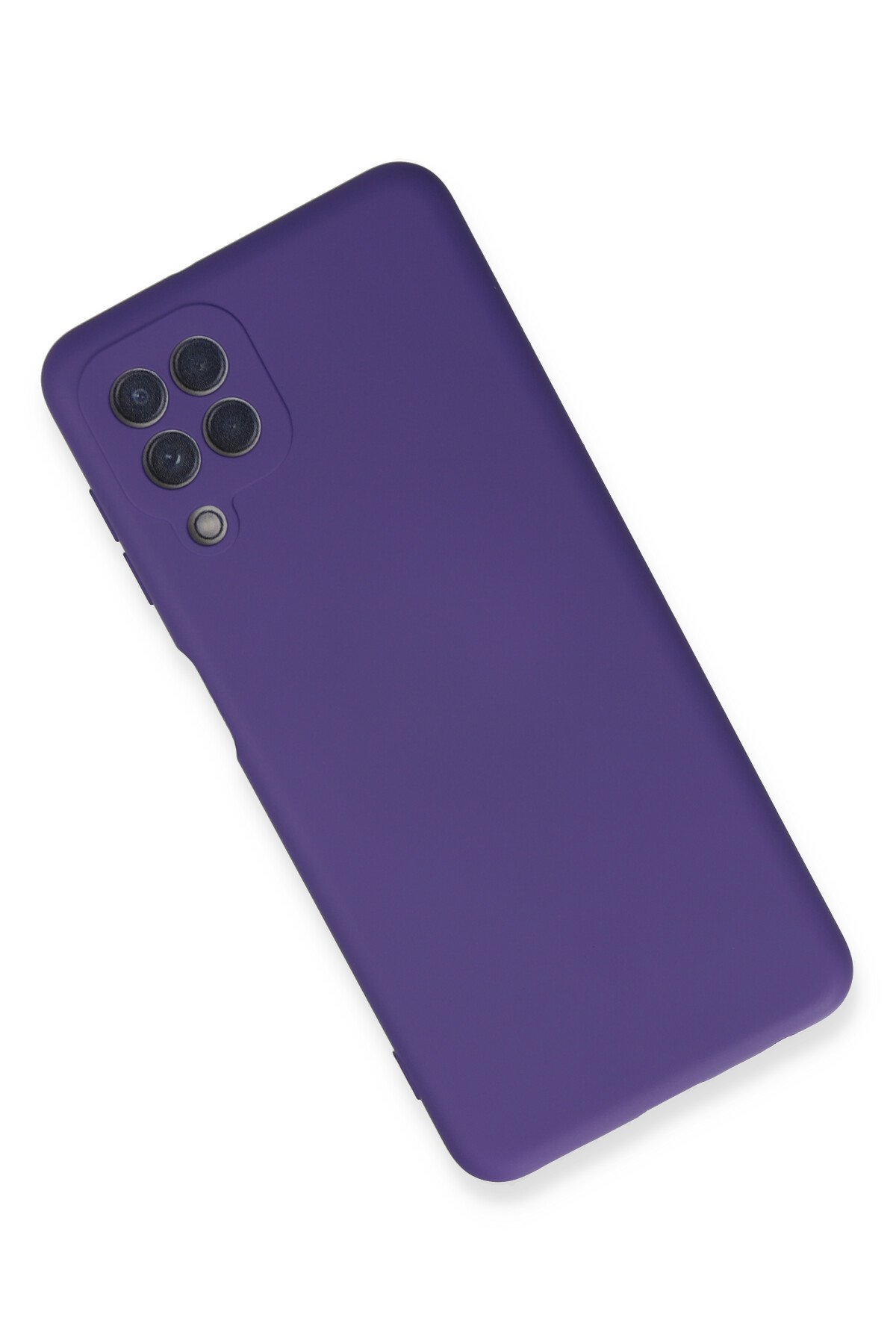 Newface Samsung Galaxy M32 Kılıf Zegna Yüzüklü Silikon Kapak - Siyah