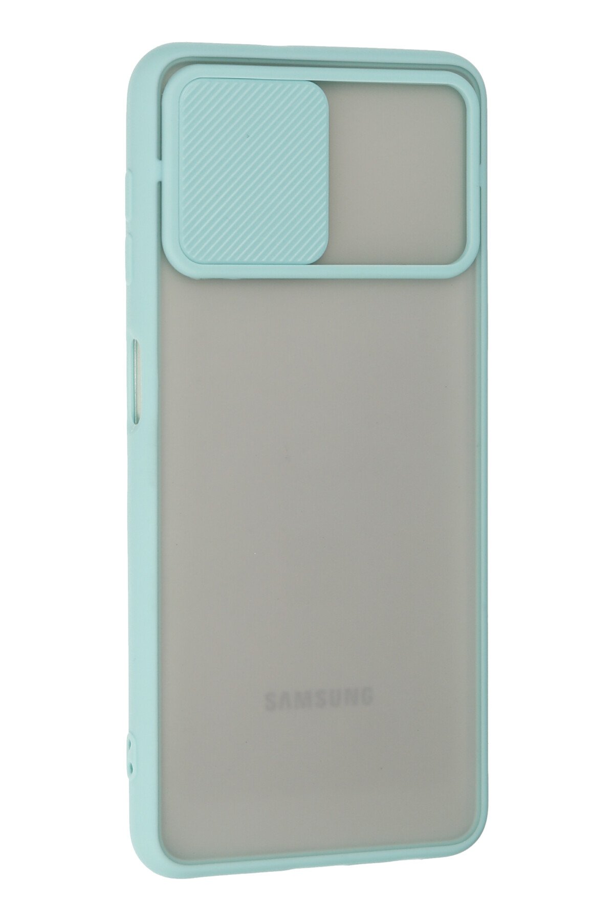 Newface Samsung Galaxy A22 Kılıf Kelvin Kartvizitli Silikon - Lila