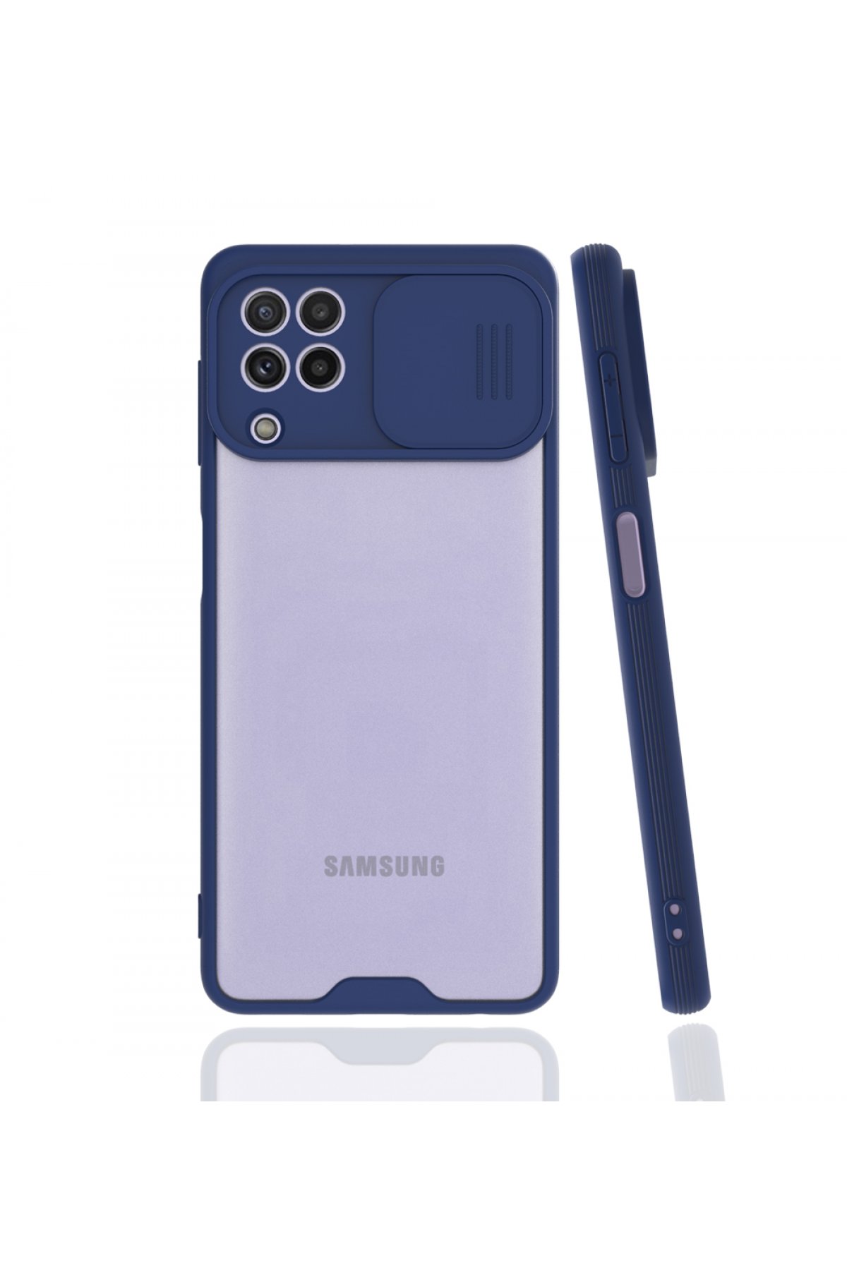 Newface Samsung Galaxy A22 Kılıf Montreal Silikon Kapak - Pembe