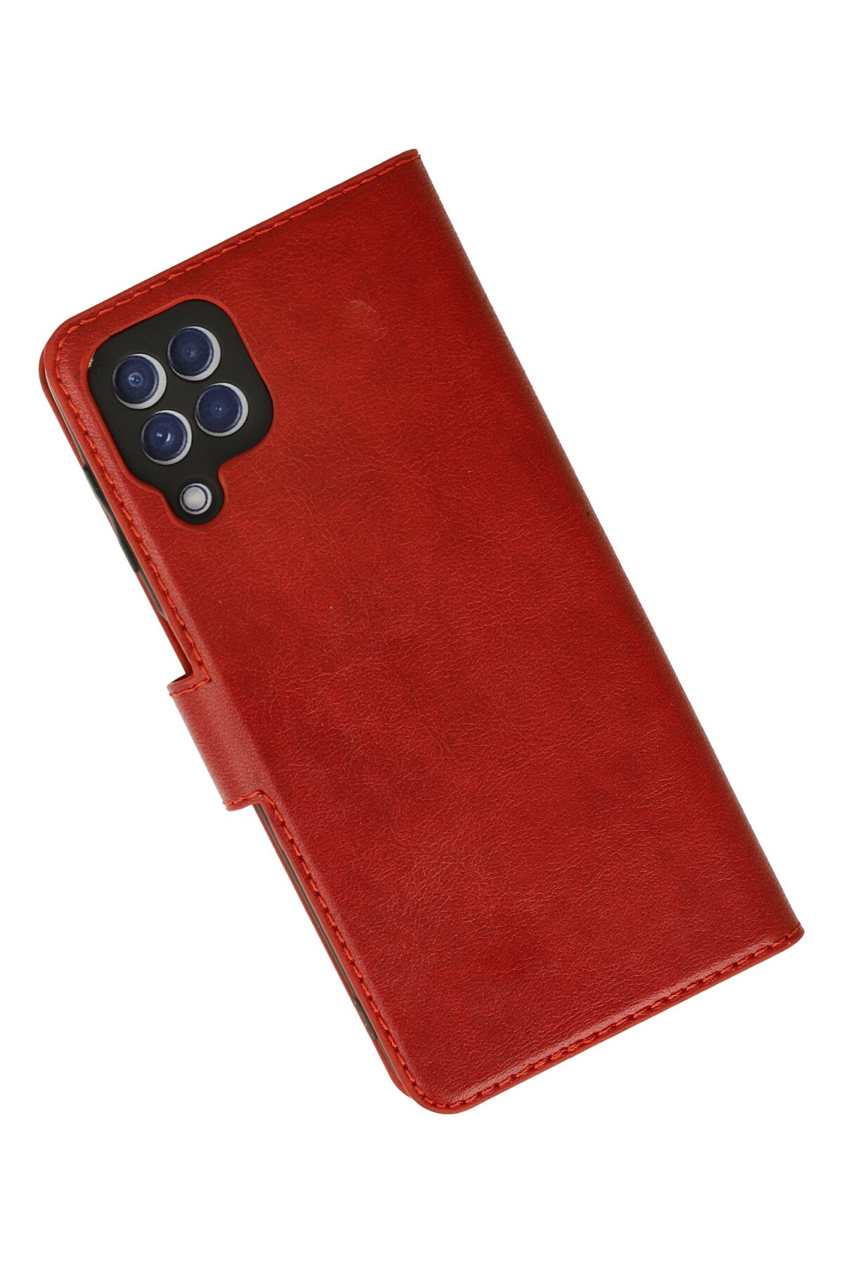 Newface Samsung Galaxy A22 Kılıf Palm Buzlu Kamera Sürgülü Silikon - Pembe