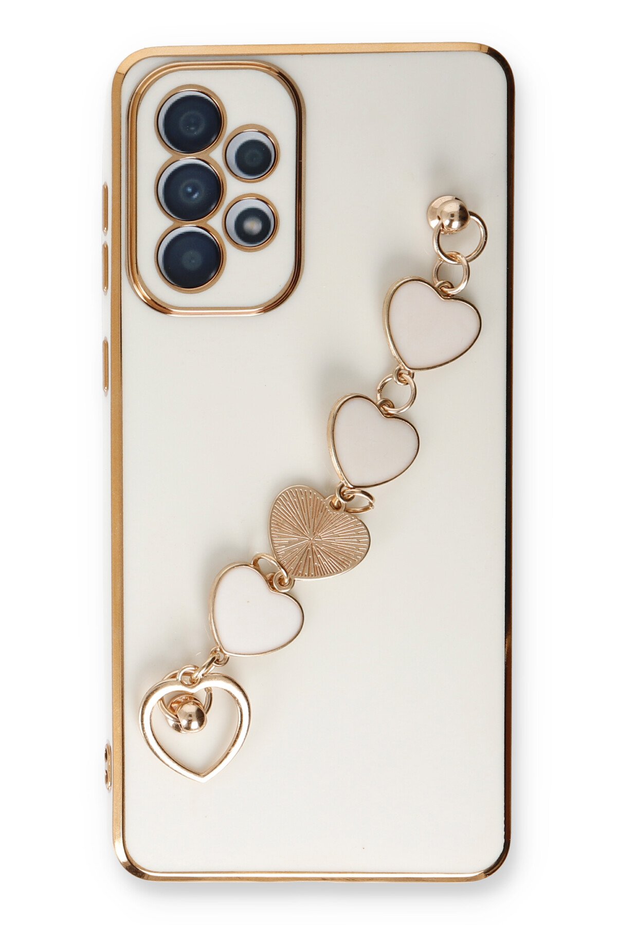 Newface Samsung Galaxy A23 4G Kılıf Zuma Kartvizitli Yüzüklü Silikon - Kırmızı