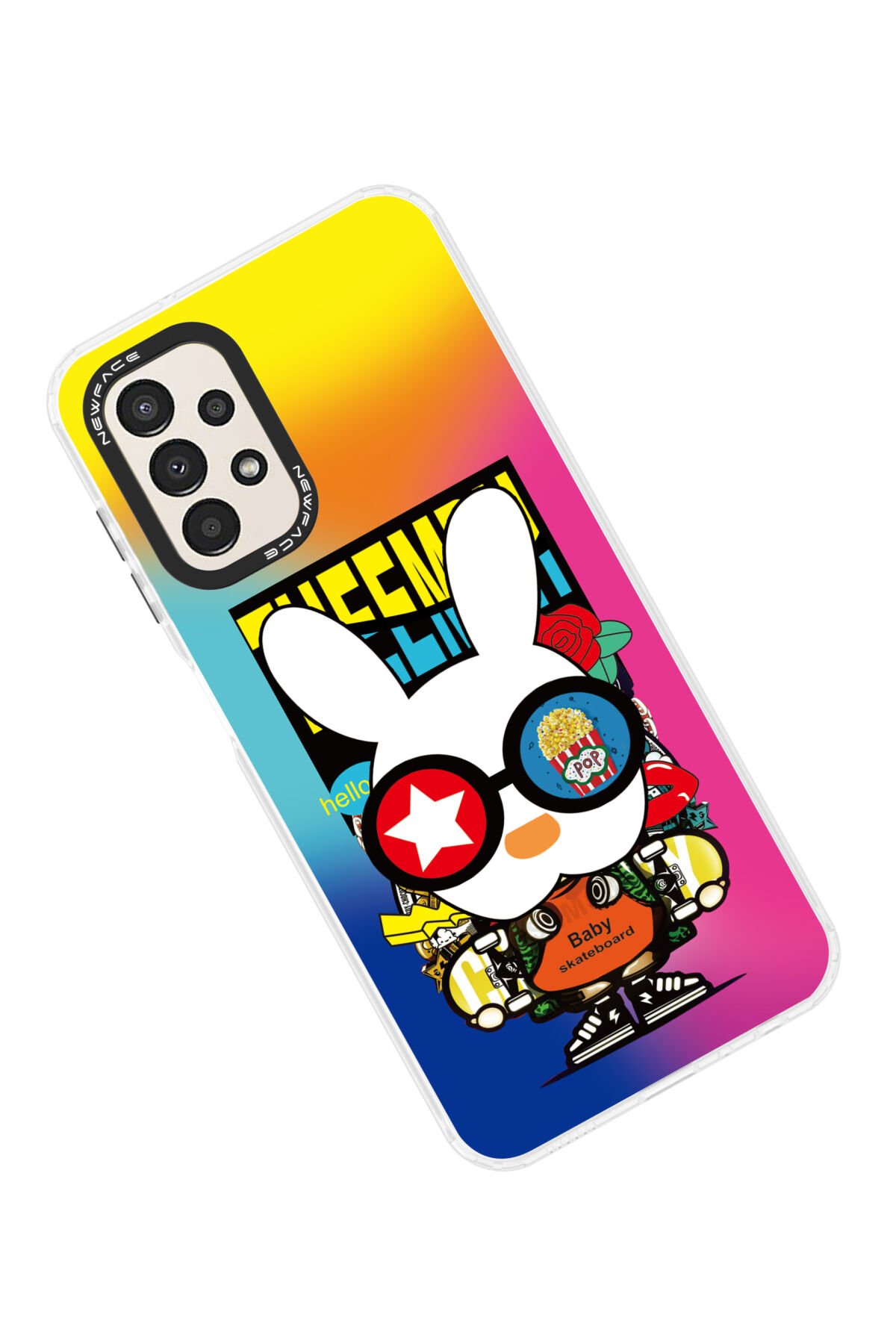 Newface Samsung Galaxy A23 4G Kılıf Estoril Desenli Kapak - Estoril - 9