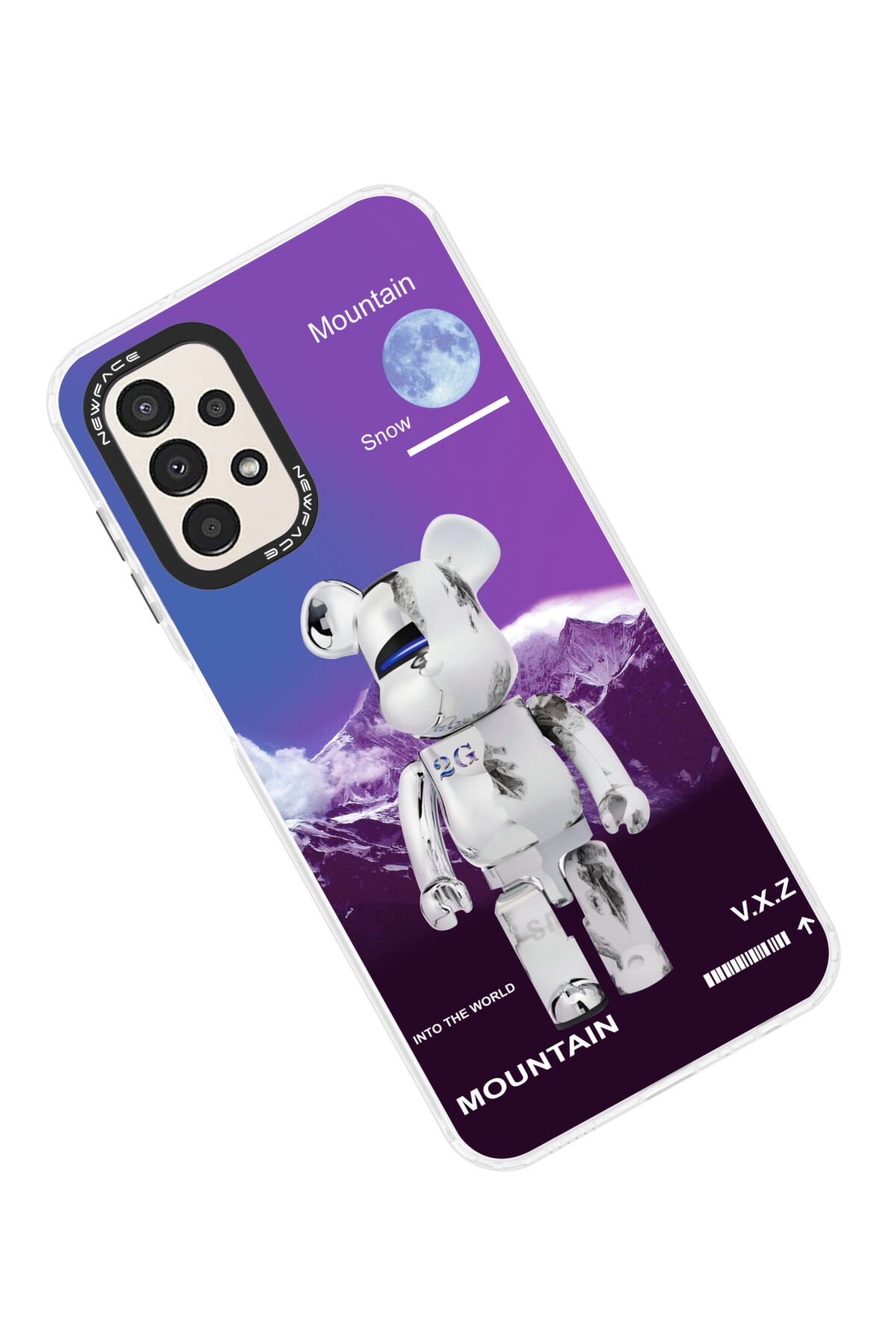 Newface Samsung Galaxy A23 4G Kılıf Montreal Yüzüklü Silikon Kapak - Sarı