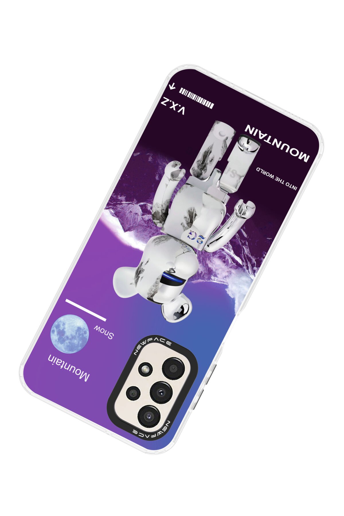 Newface Samsung Galaxy A23 4G Kılıf Montreal Yüzüklü Silikon Kapak - Sarı