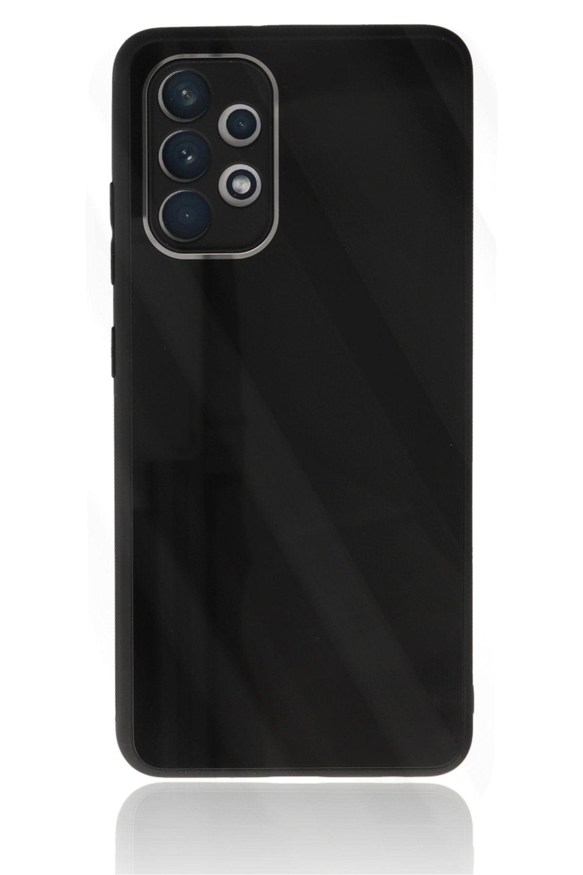 Newface Samsung Galaxy A23 4G Kılıf Razer Lensli Silikon - Mor