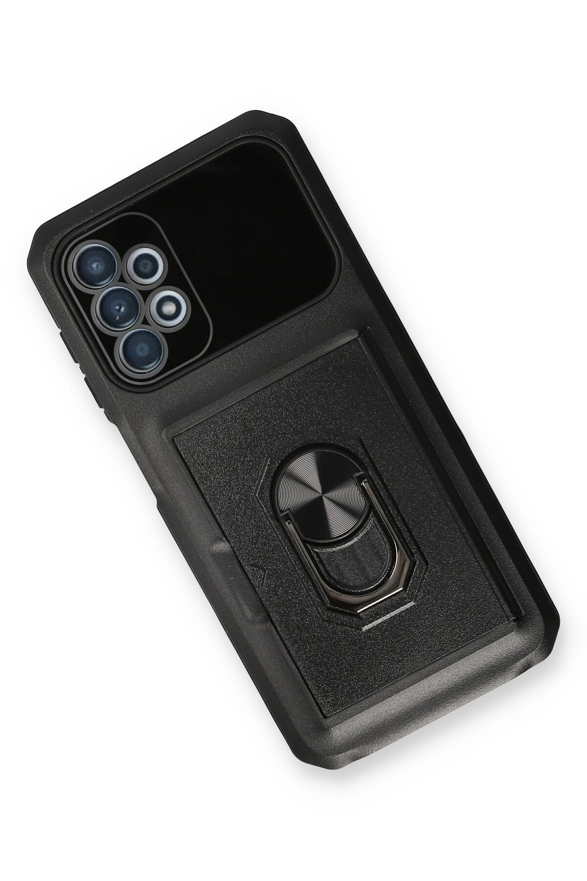 Newface Samsung Galaxy A23 4G Kılıf Loop Deri Silikon - Yeşil