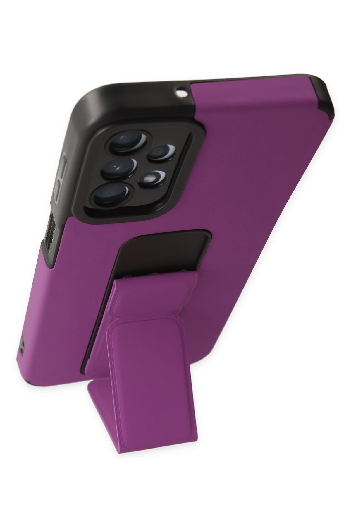 Newface Samsung Galaxy A23 4G Kılıf Loop Deri Silikon - Yeşil