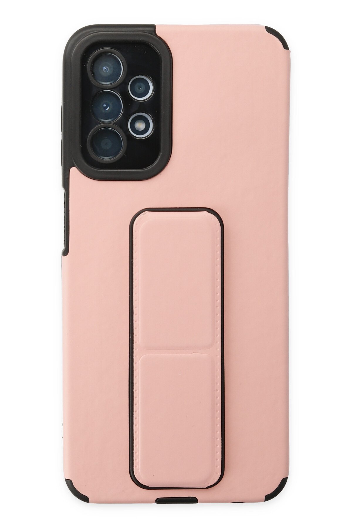 Newface Samsung Galaxy A23 4G Kılıf Kelvin Kartvizitli Silikon - Kırmızı