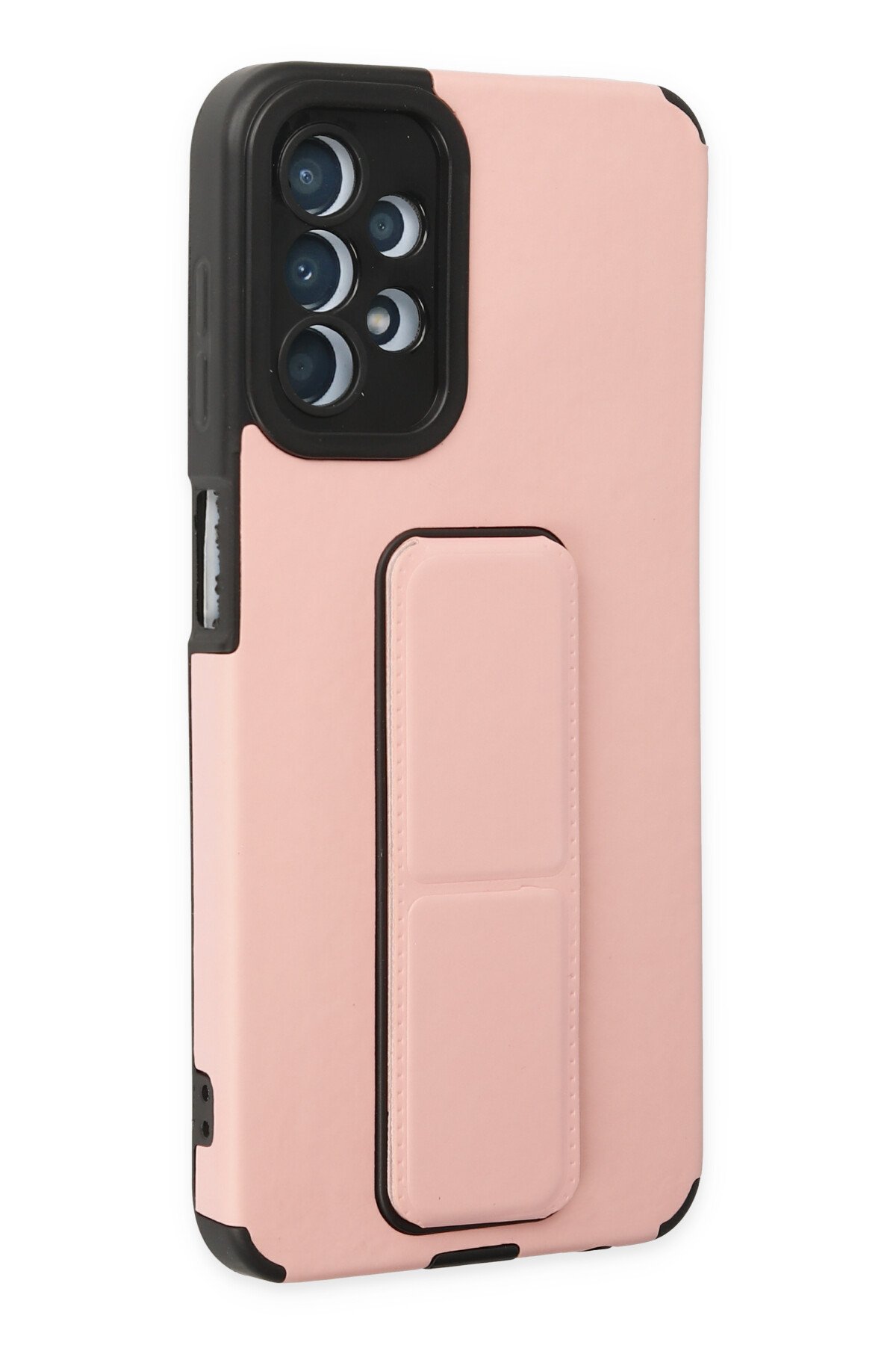 Newface Samsung Galaxy A23 4G Kılıf Kelvin Kartvizitli Silikon - Kırmızı