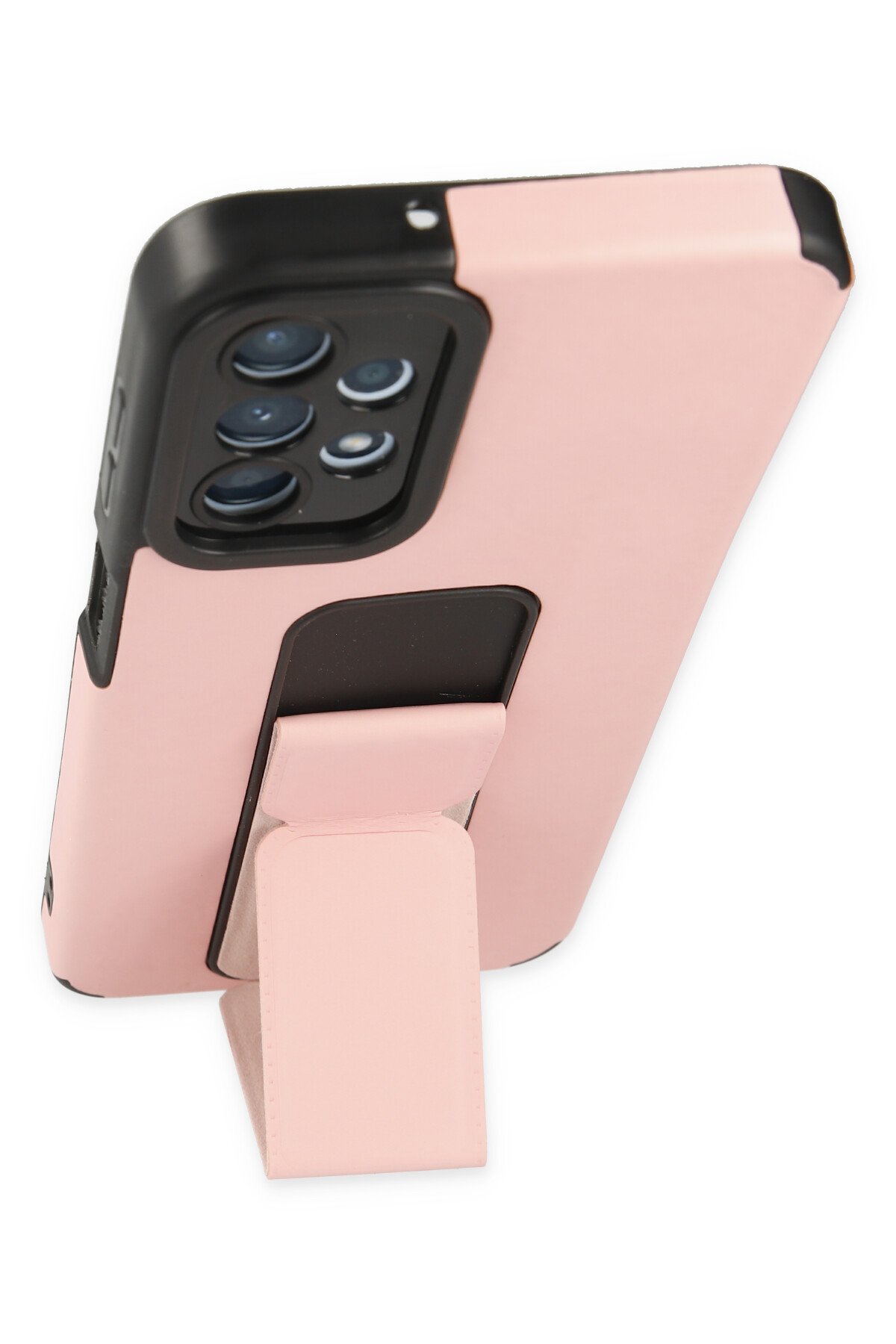 Newface Samsung Galaxy A23 4G Kılıf Kelvin Kartvizitli Silikon - Kırmızı