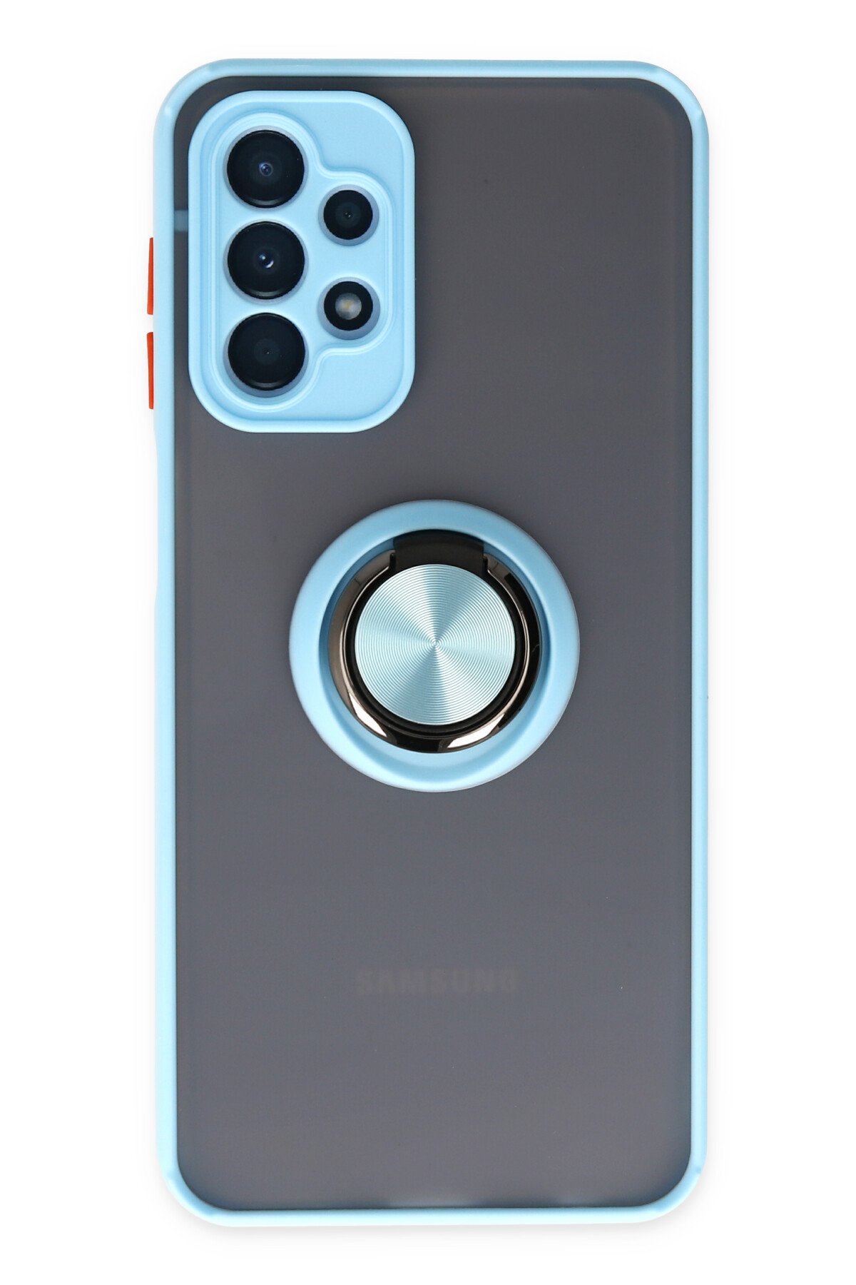 Newface Samsung Galaxy A23 4G Kılıf Liva Lens Silikon - Siyah