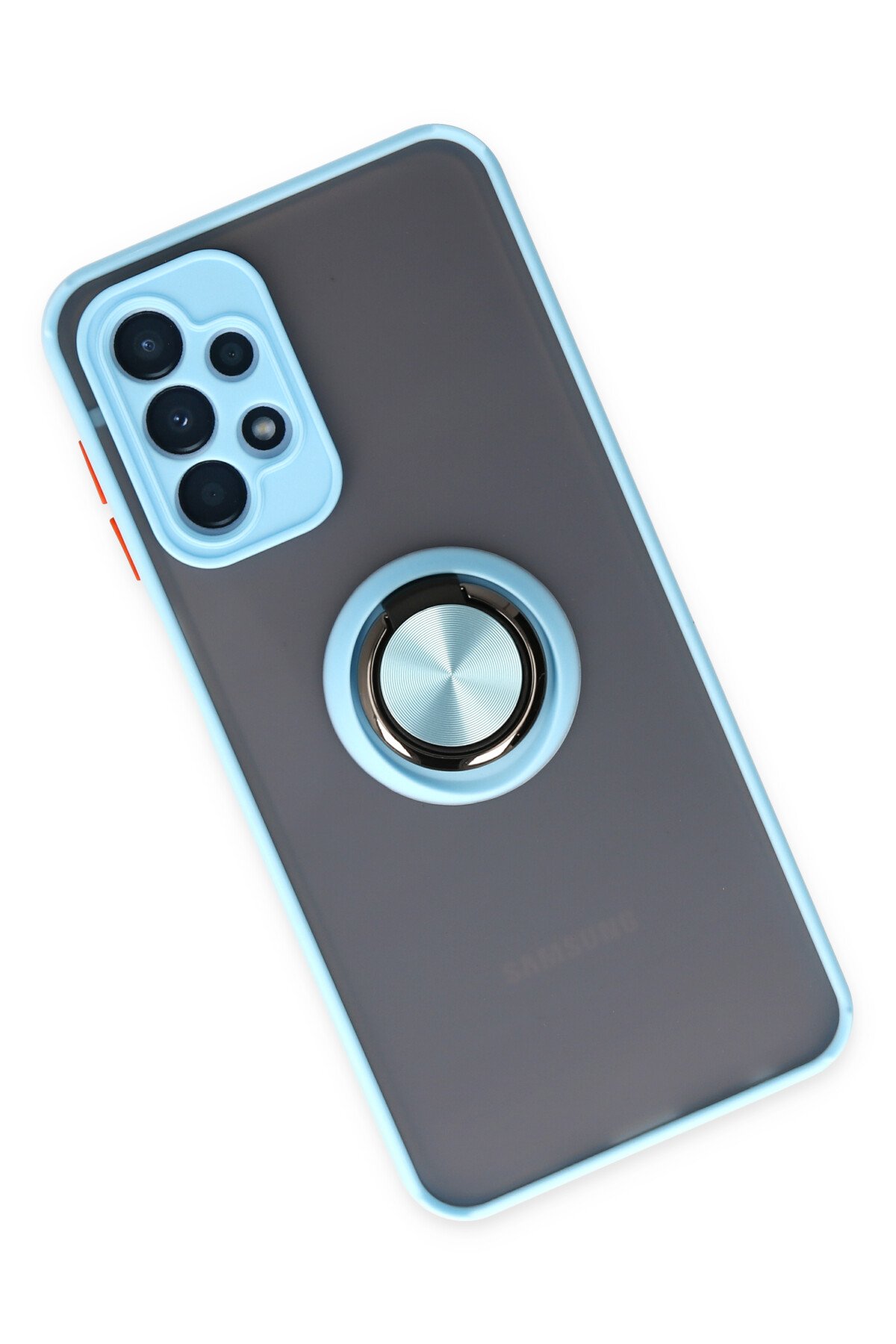 Newface Samsung Galaxy A23 4G Kılıf Liva Lens Silikon - Siyah