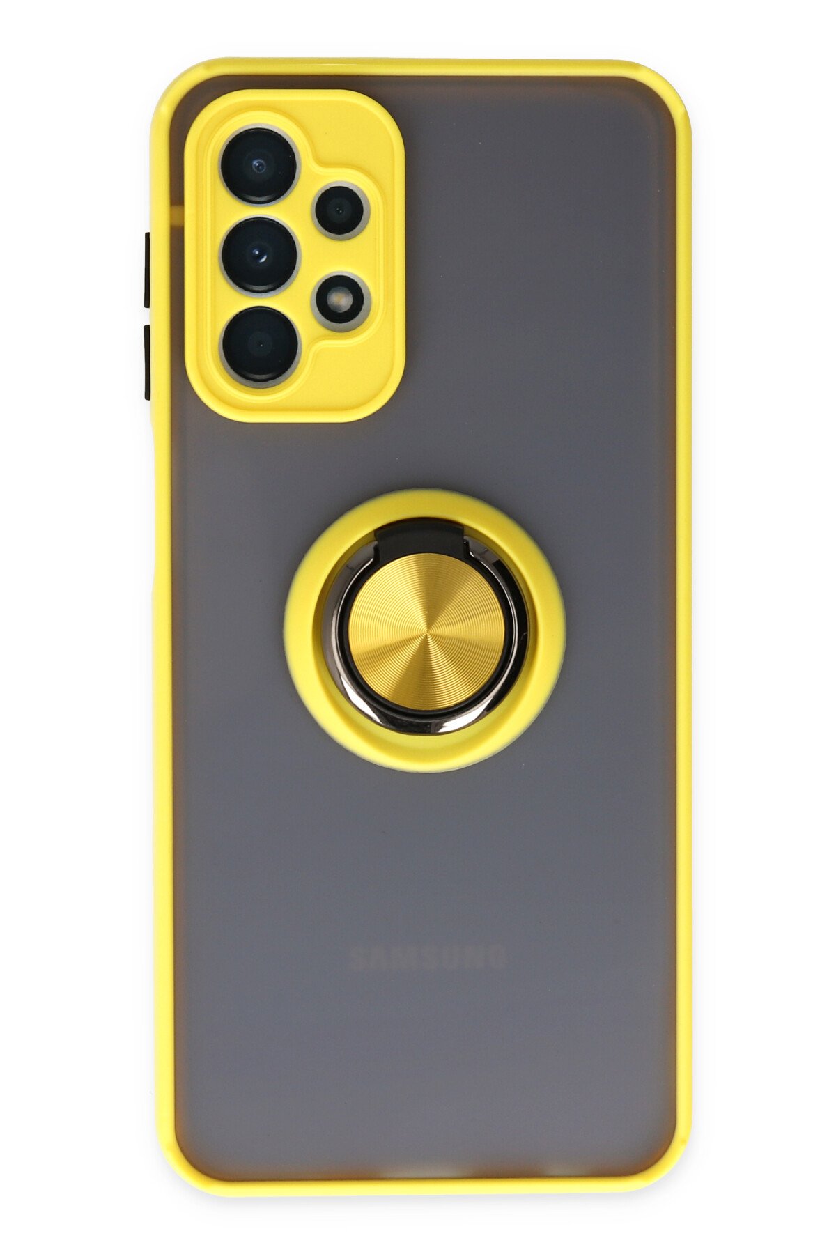 Newface Samsung Galaxy A23 4G Kılıf Platin Silikon - Kırmızı