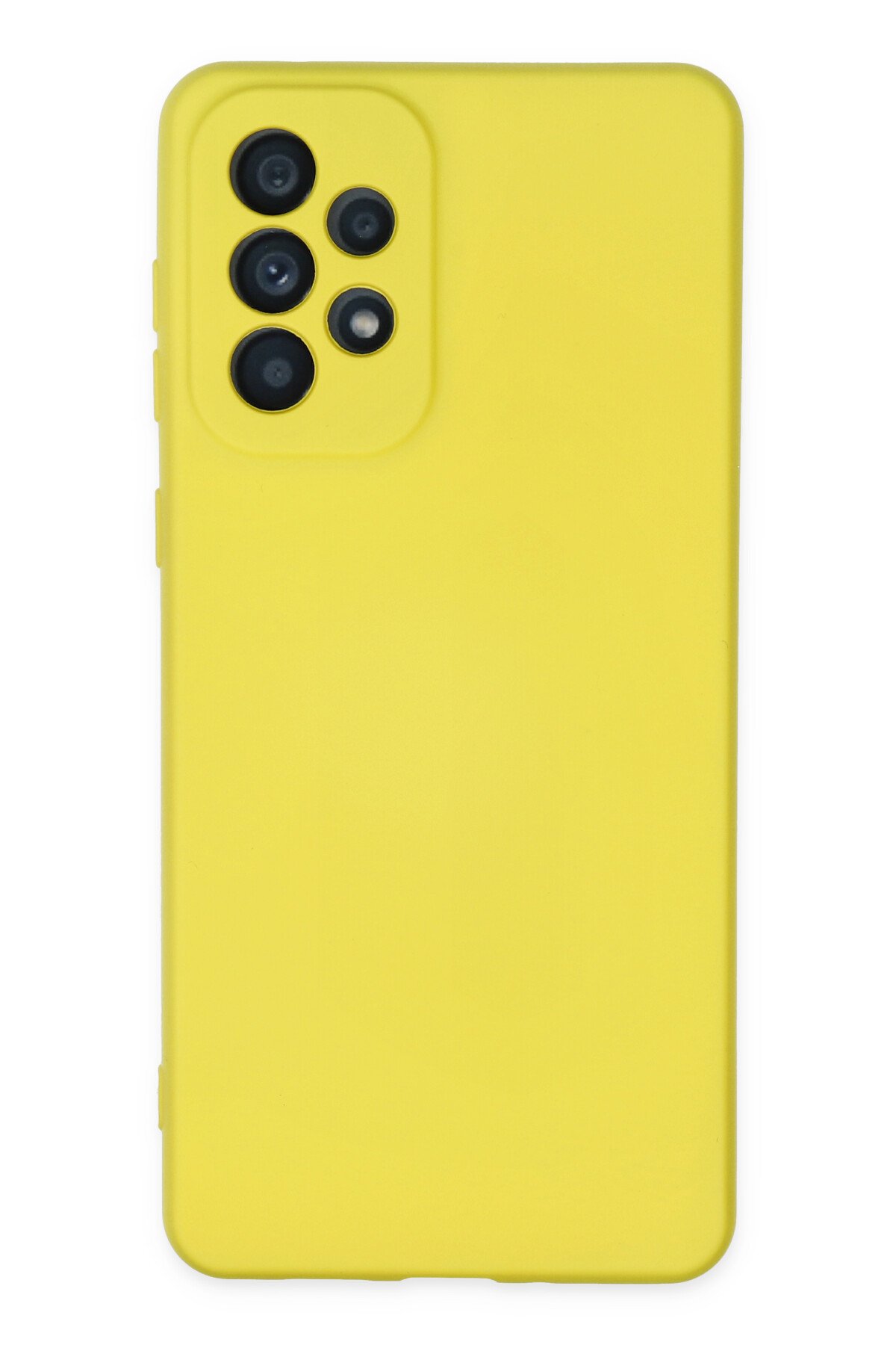 Newface Samsung Galaxy A23 4G Kılıf Platin Silikon - Kırmızı