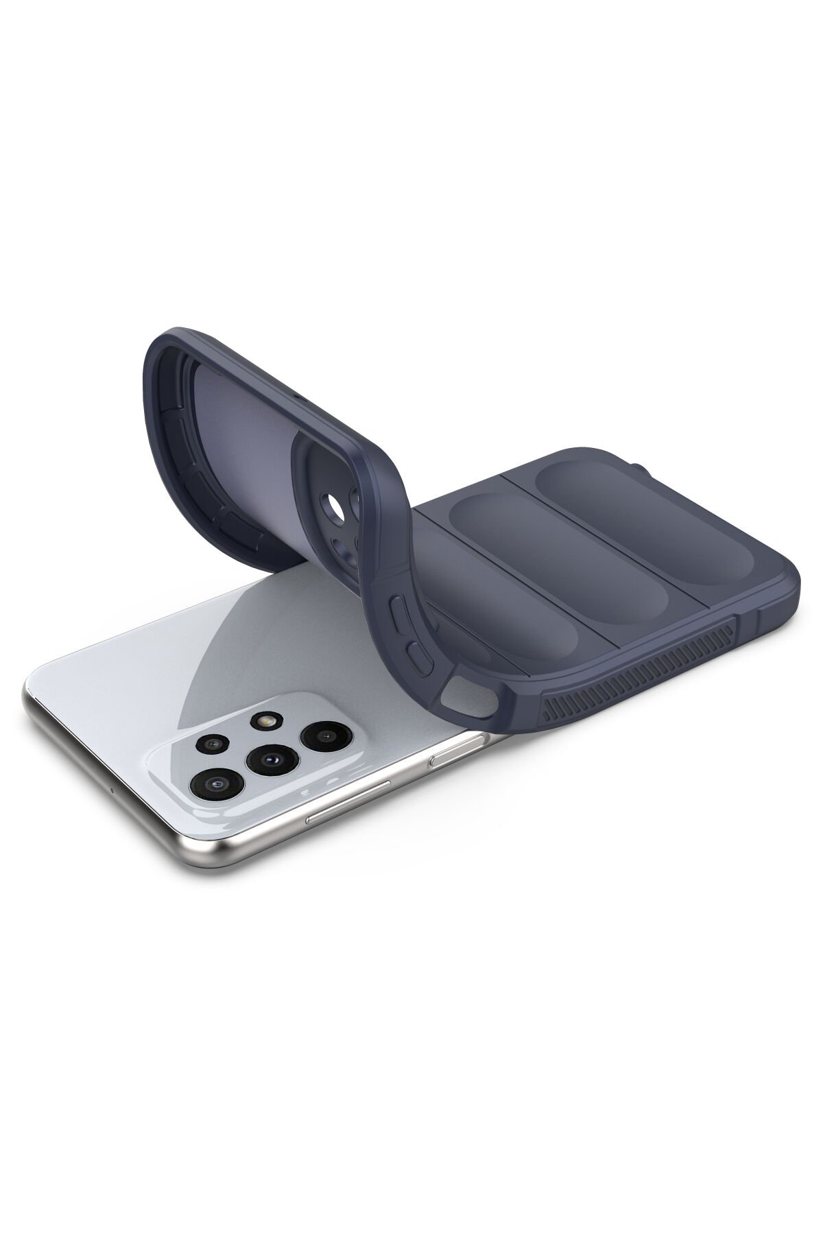 Newface Samsung Galaxy A23 4G Kılıf Platin Silikon - Lacivert