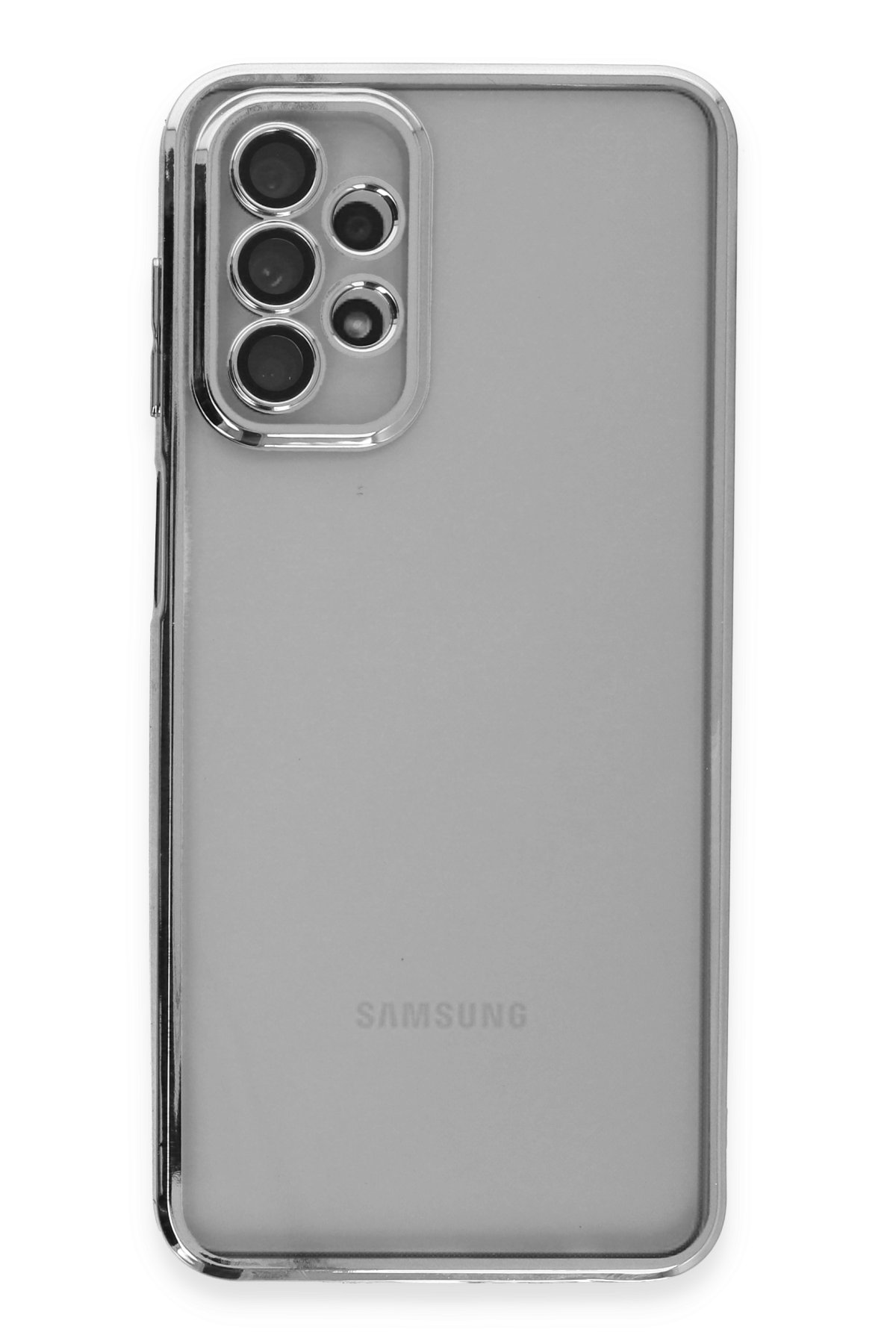 Newface Samsung Galaxy A23 4G Kılıf Elegant Kapak - Titan Gri