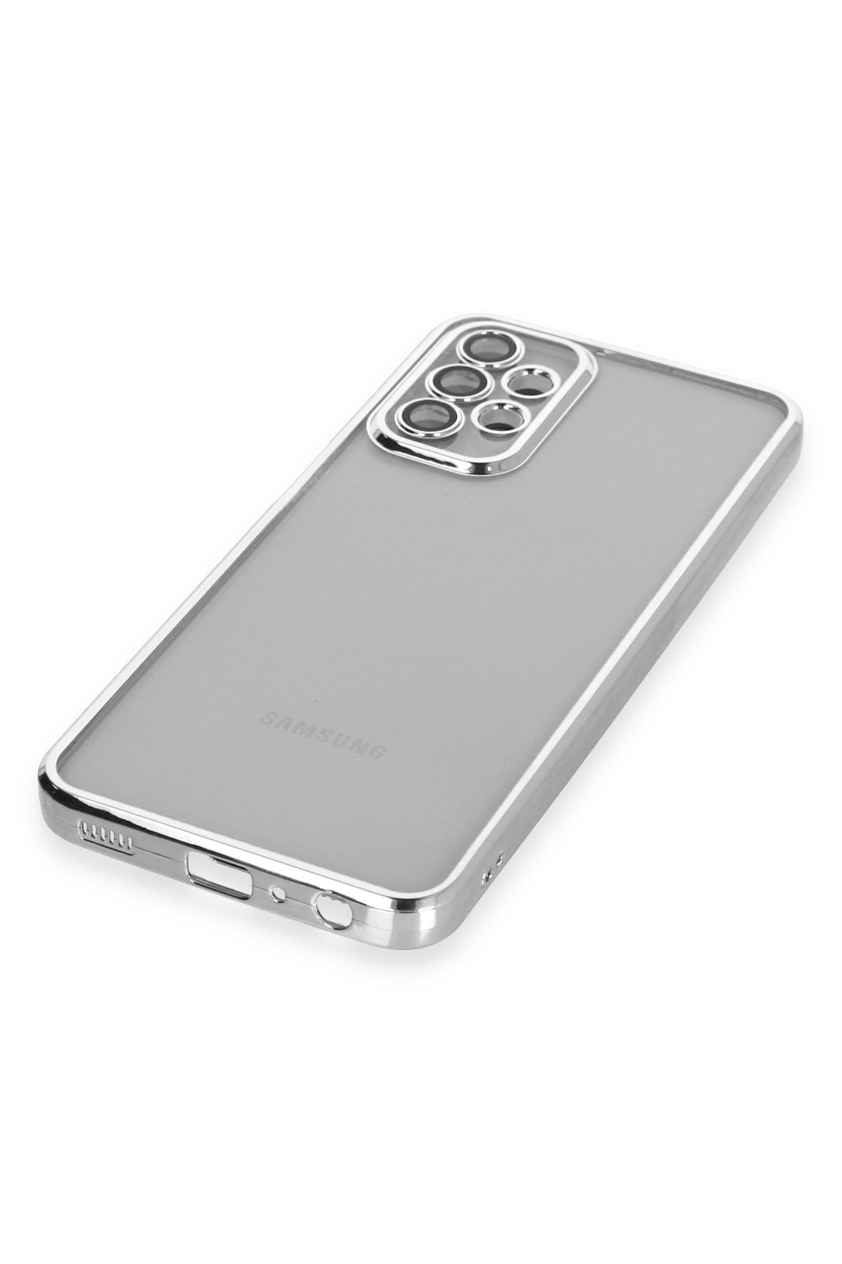 Newface Samsung Galaxy A23 4G Kılıf Elegant Kapak - Titan Gri