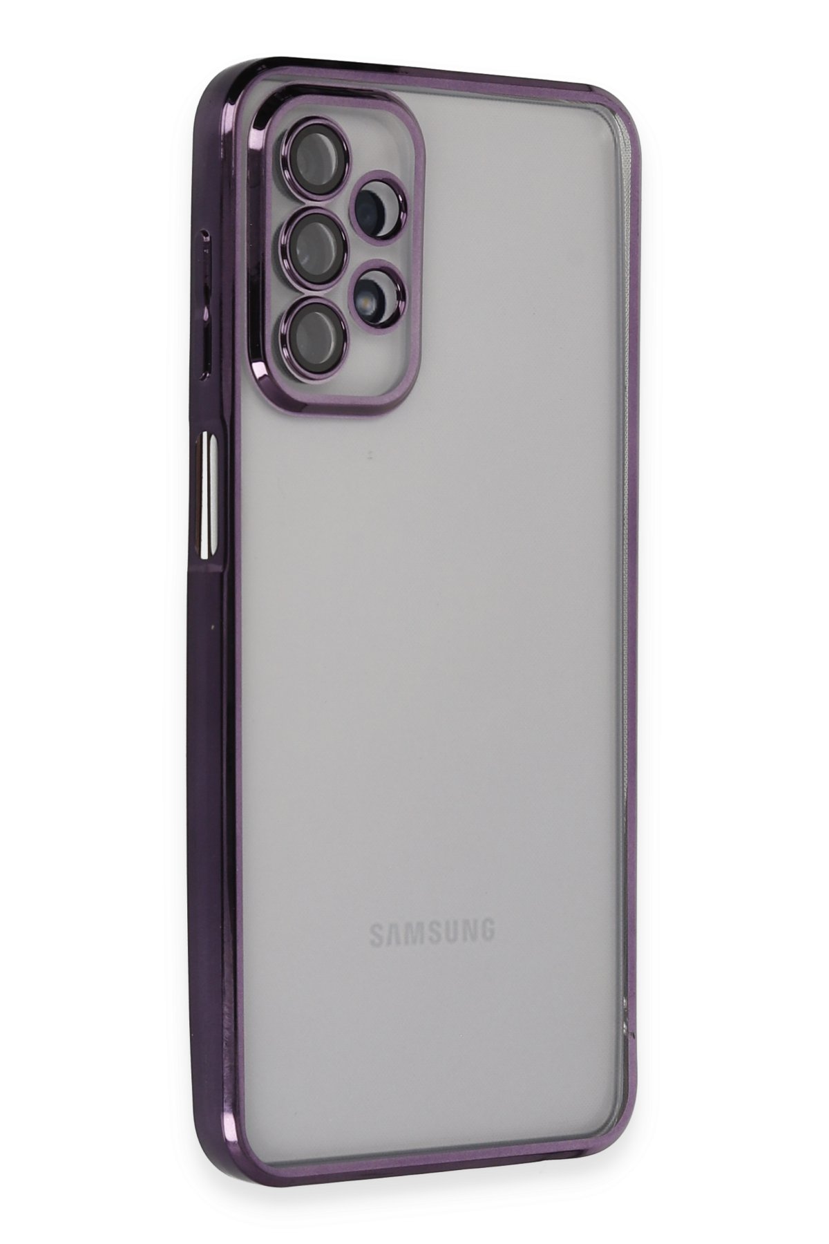 Newface Samsung Galaxy A23 4G Kılıf Platin Silikon - Kırmızı