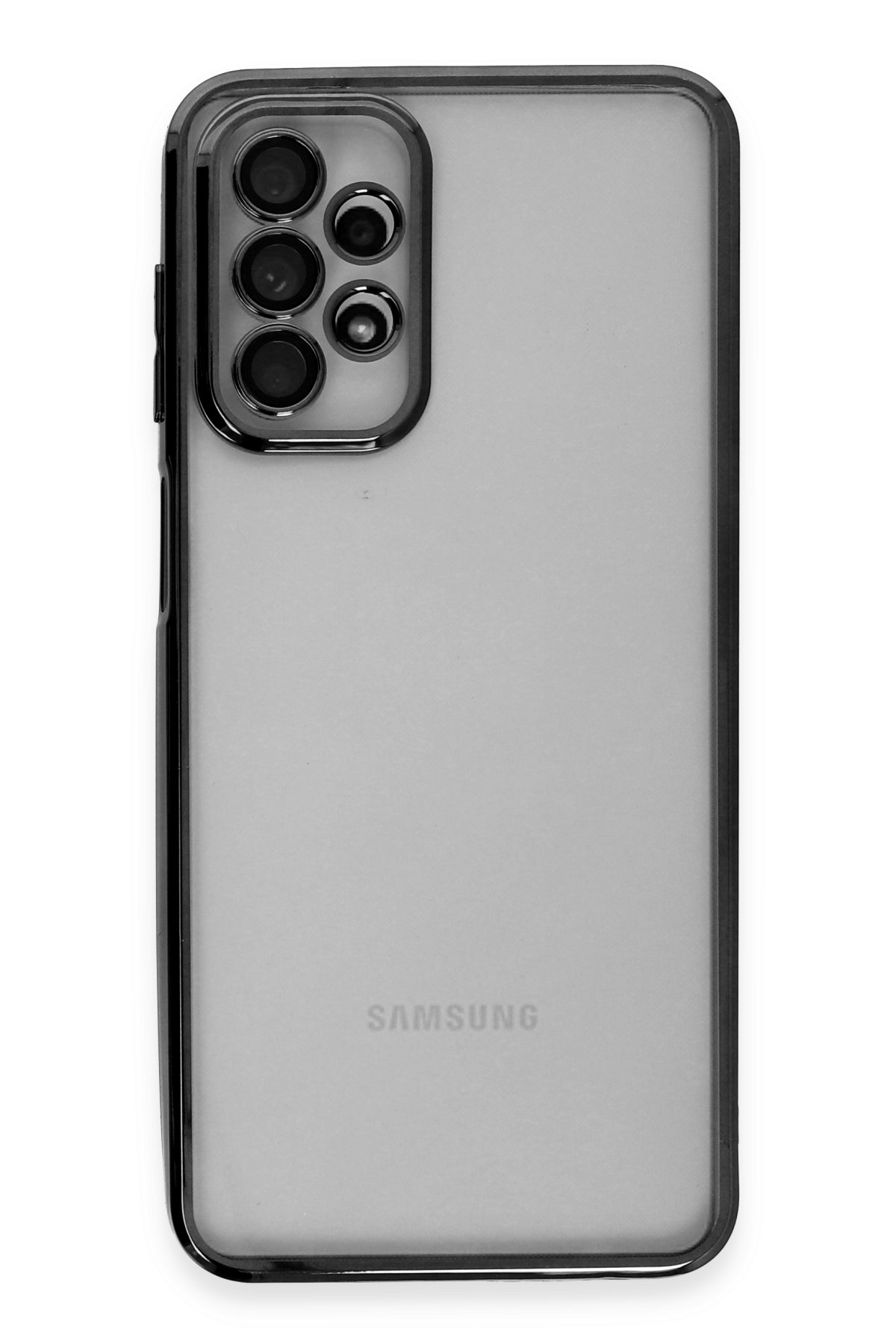 Newface Samsung Galaxy A23 4G Kılıf Elegant Kapak - Pudra