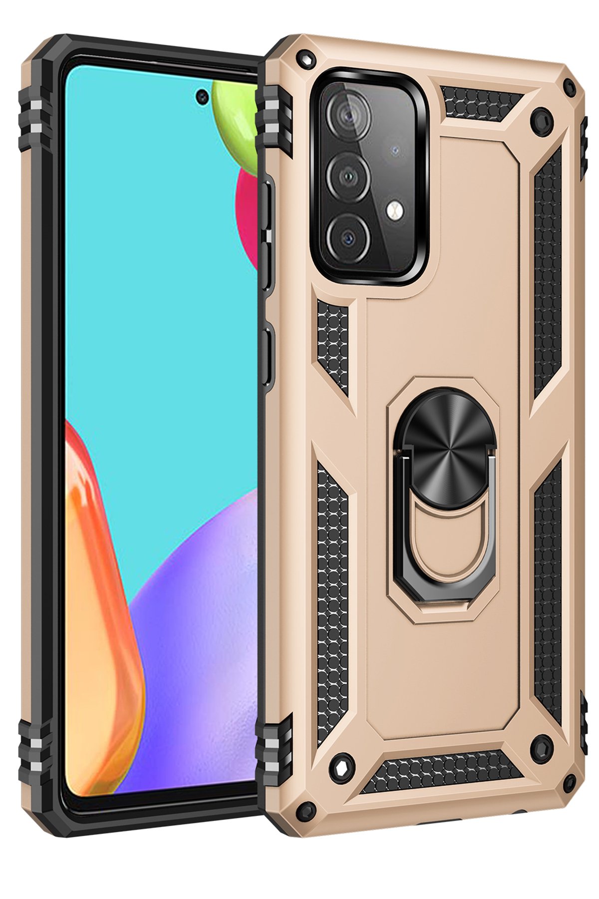 Newface Samsung Galaxy A23 4G Kılıf Elegant Kapak - Titan Gri