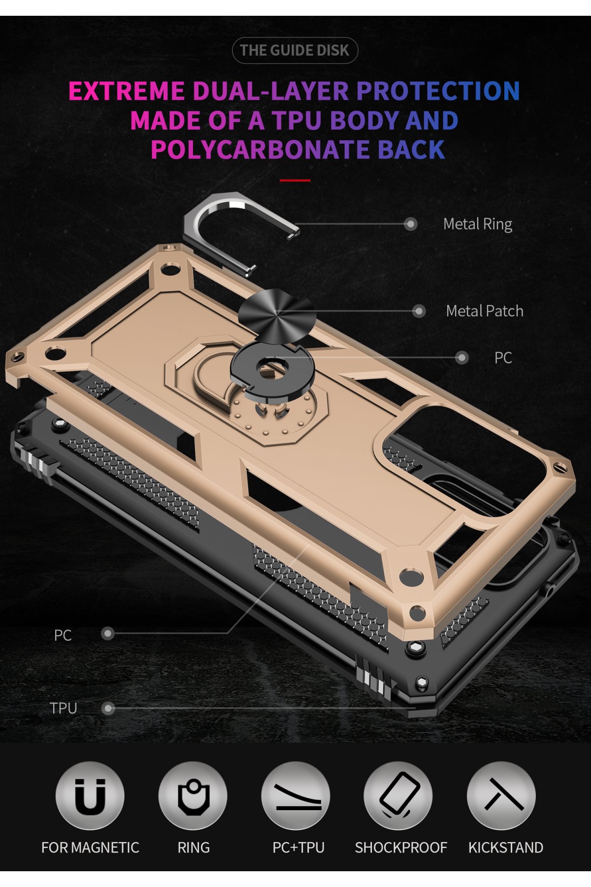 Newface Samsung Galaxy A23 4G Kılıf Elegant Kapak - Titan Gri