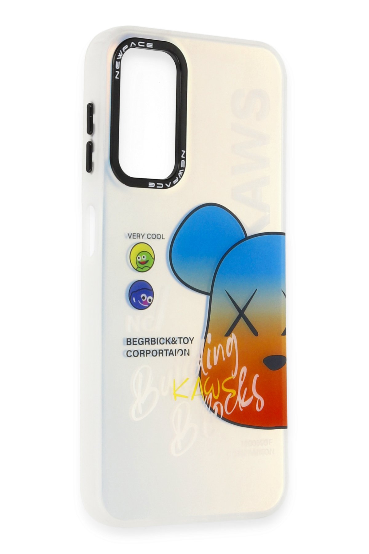 Newface Samsung Galaxy A24 4G Kılıf Joy Lens Standlı Kapak - Lacivert