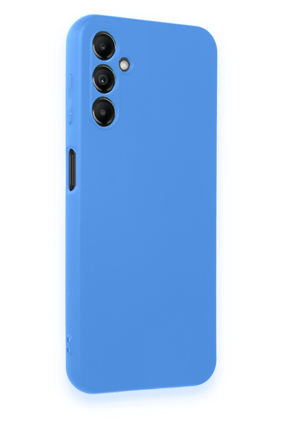 Newface Samsung Galaxy A24 4G Kılıf Sofya Yüzüklü Silikon Kapak - Siyah