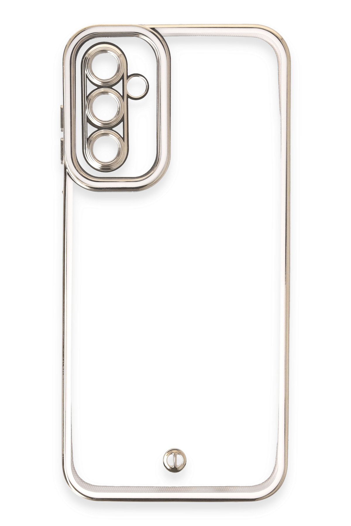 Newface Samsung Galaxy A24 4G Kılıf Platin Silikon - Mavi