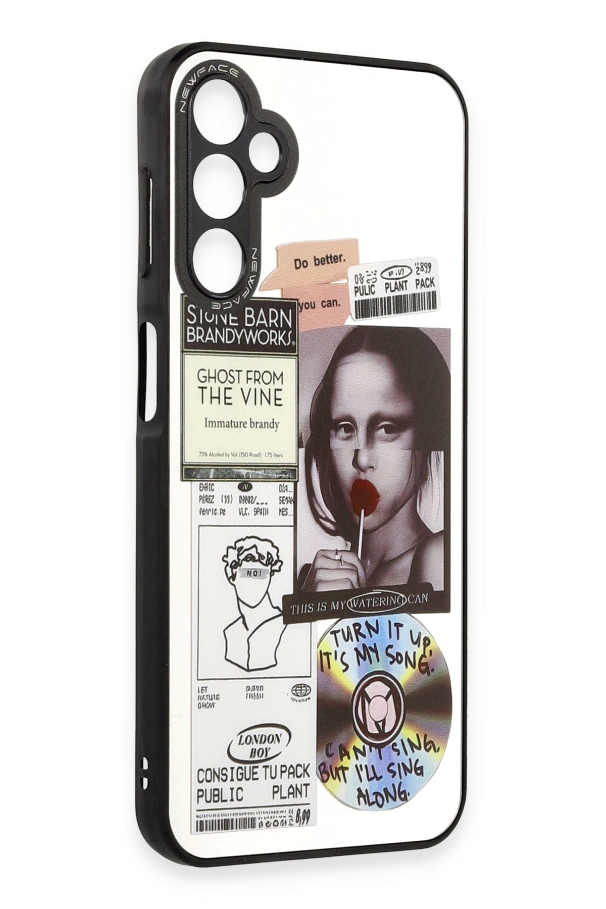 Newface Samsung Galaxy A24 4G Kılıf Boyi Silikon Kapak - Gümüş