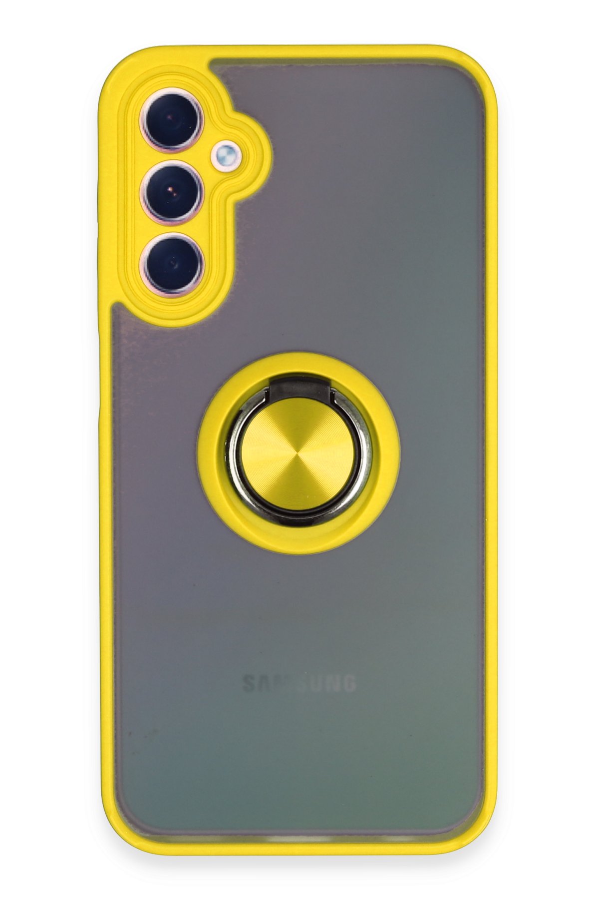 Newface Samsung Galaxy A24 4G Kılıf Esila Silikon - Gri