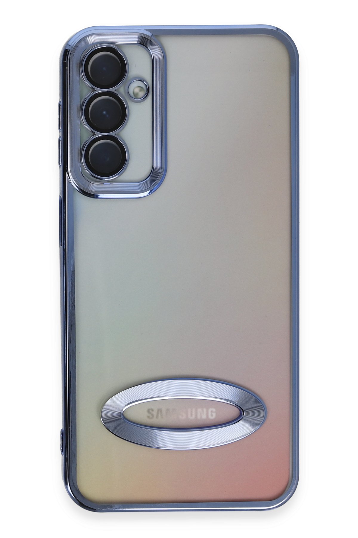 Newface Samsung Galaxy A24 4G Kılıf First Silikon - Mavi