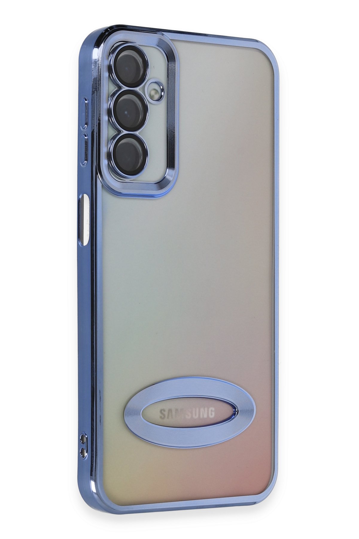Newface Samsung Galaxy A24 4G Kılıf First Silikon - Mavi